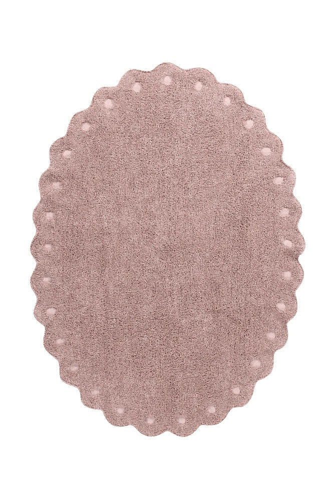 Lorena Canals waschbarer Teppich PINECONE vintage nude | 180x130cm - Sir Henrys