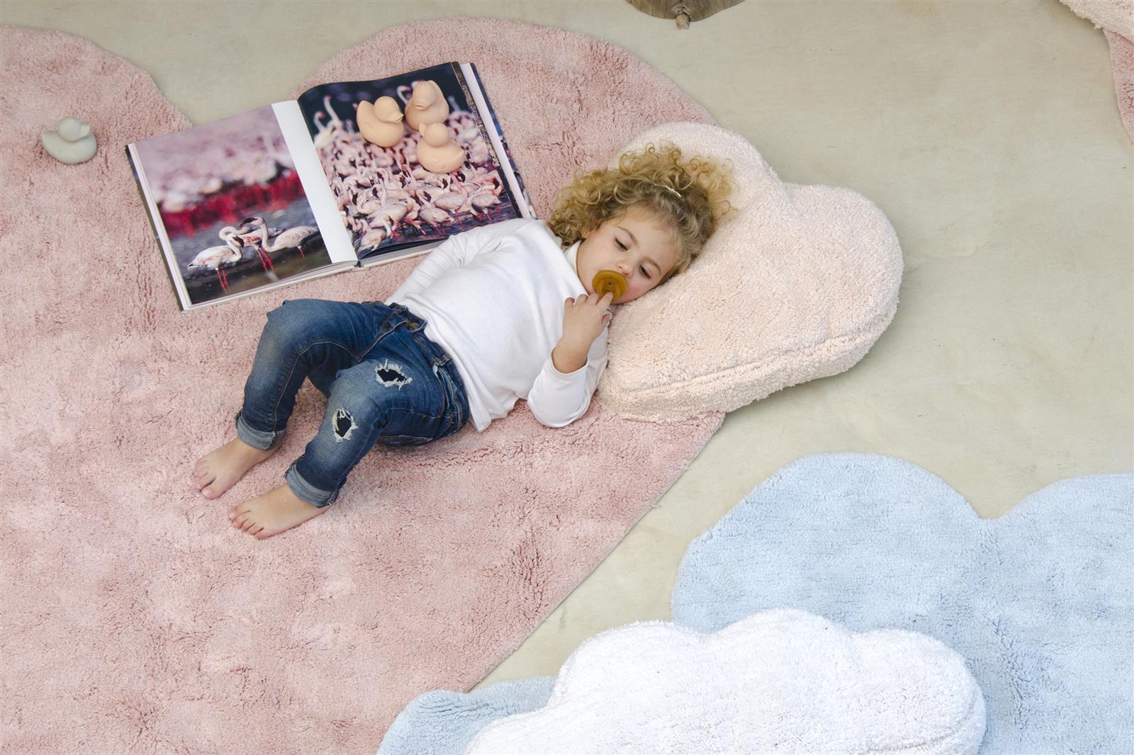 Lorena Canals waschbarer Teppich PUFFY LOVE nude | 180x160 cm - Sir Henrys