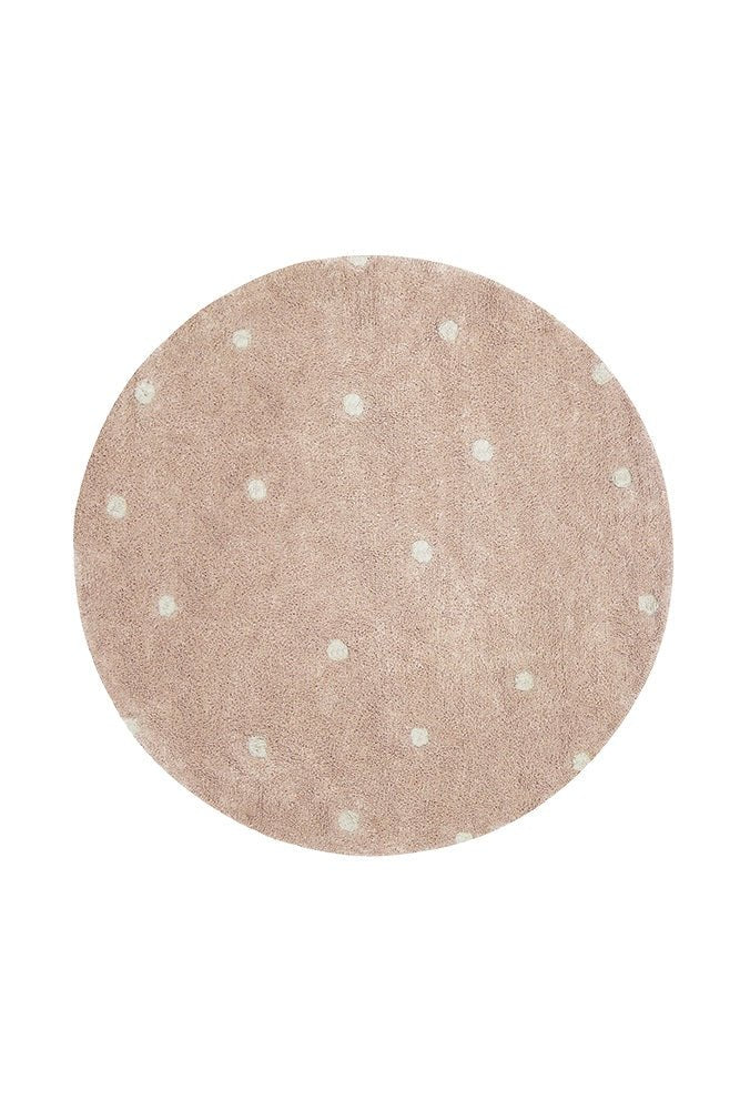 Lorena Canals waschbarer Teppich ROUND DOT | 140x140cm - Sir Henrys