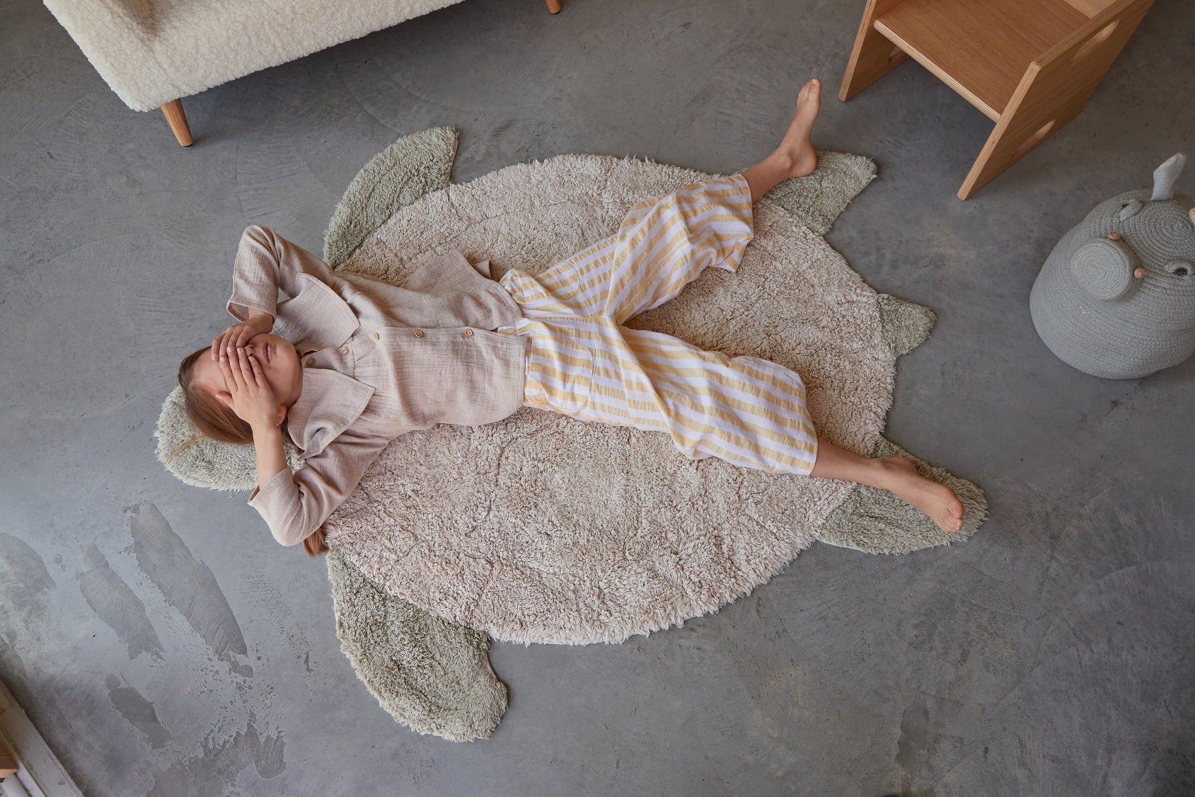 Lorena Canals waschbarer Teppich SEA TURTLE | 110x130cm - Sir Henrys