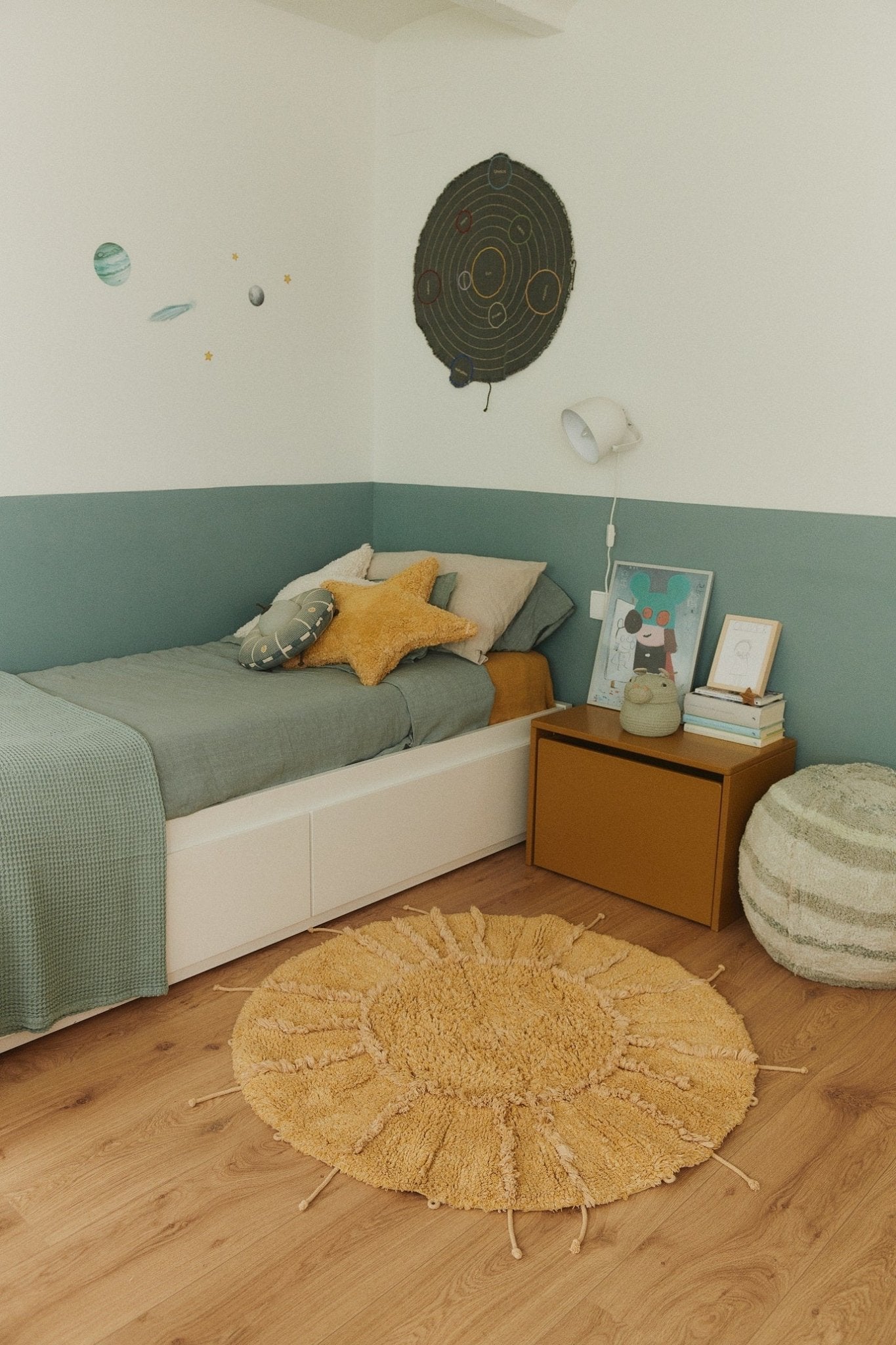 Lorena Canals waschbarer Teppich SOLAR MULTISHAPE | 100x100cm - Sir Henrys
