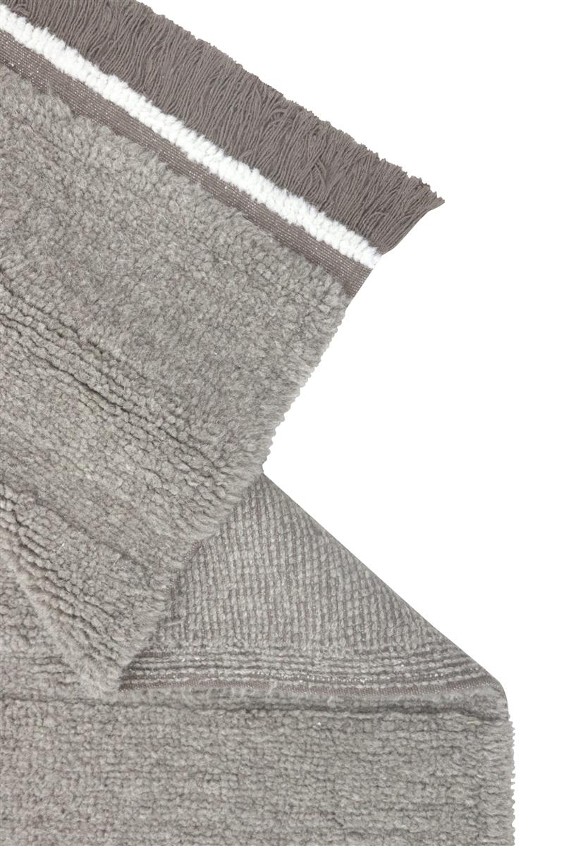 Lorena Canals waschbarer Teppich STEPPE grau | 80x230cm - Sir Henrys