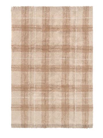 Lorena Canals waschbarer Teppich TARTAN Rose | 140x190cm - Sir Henrys