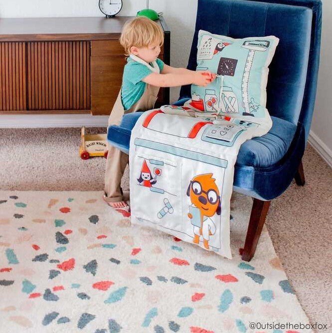 Lorena Canals waschbarer Teppich TERRAZZO marmor | 200x140cm - Sir Henrys