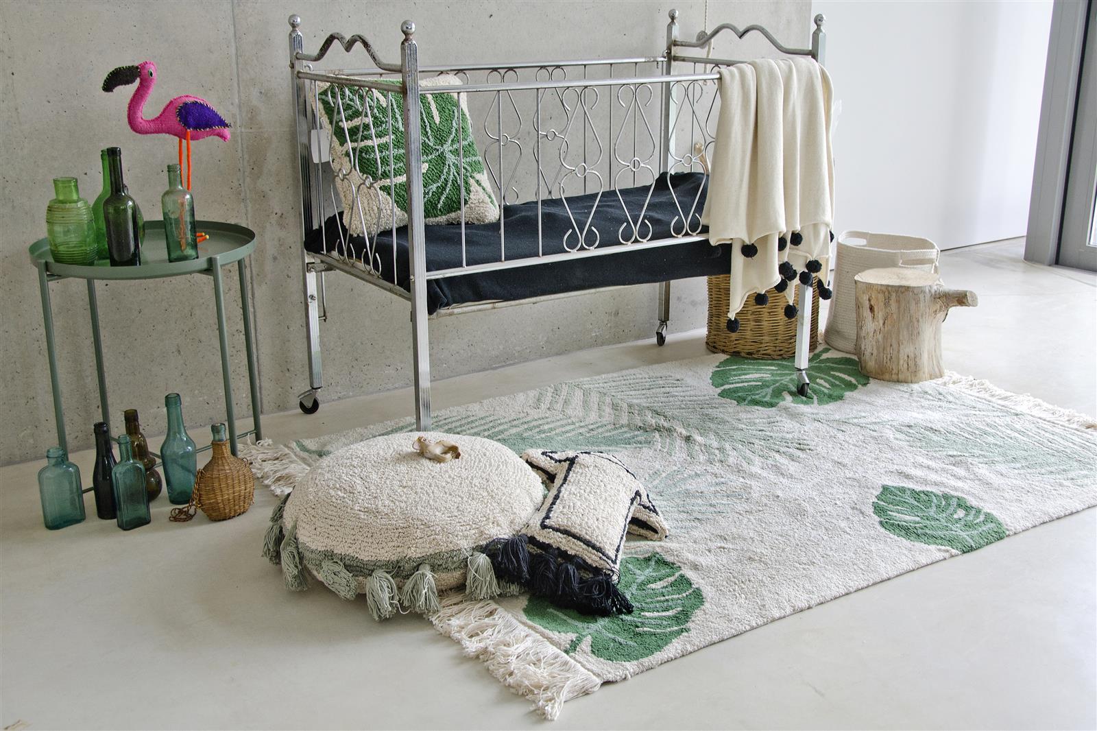 Lorena Canals waschbarer Teppich TROPICAL grün | 200x140 cm - Sir Henrys
