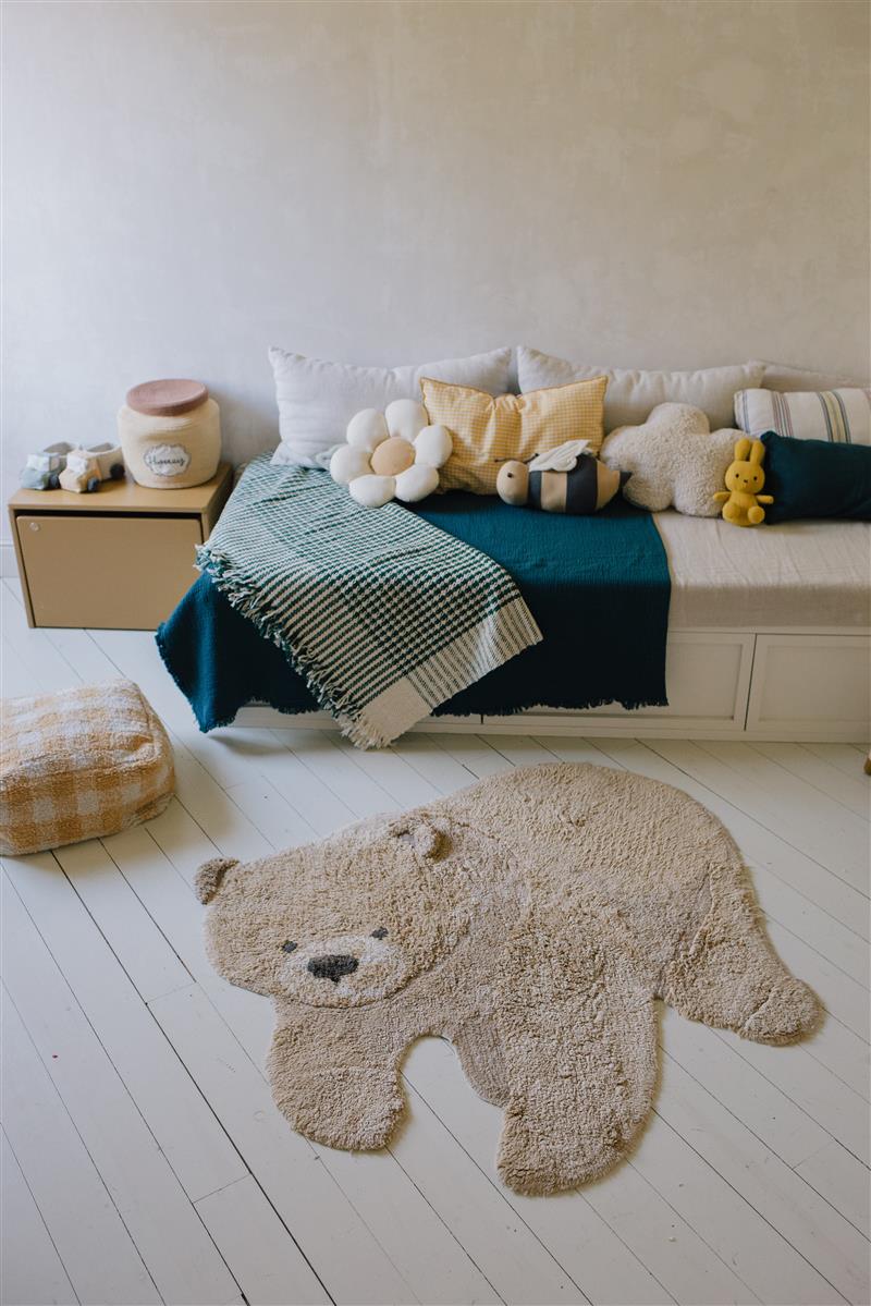 Lorena Canals waschbarer Tierteppich BÄR | 120x122cm - Sir Henrys