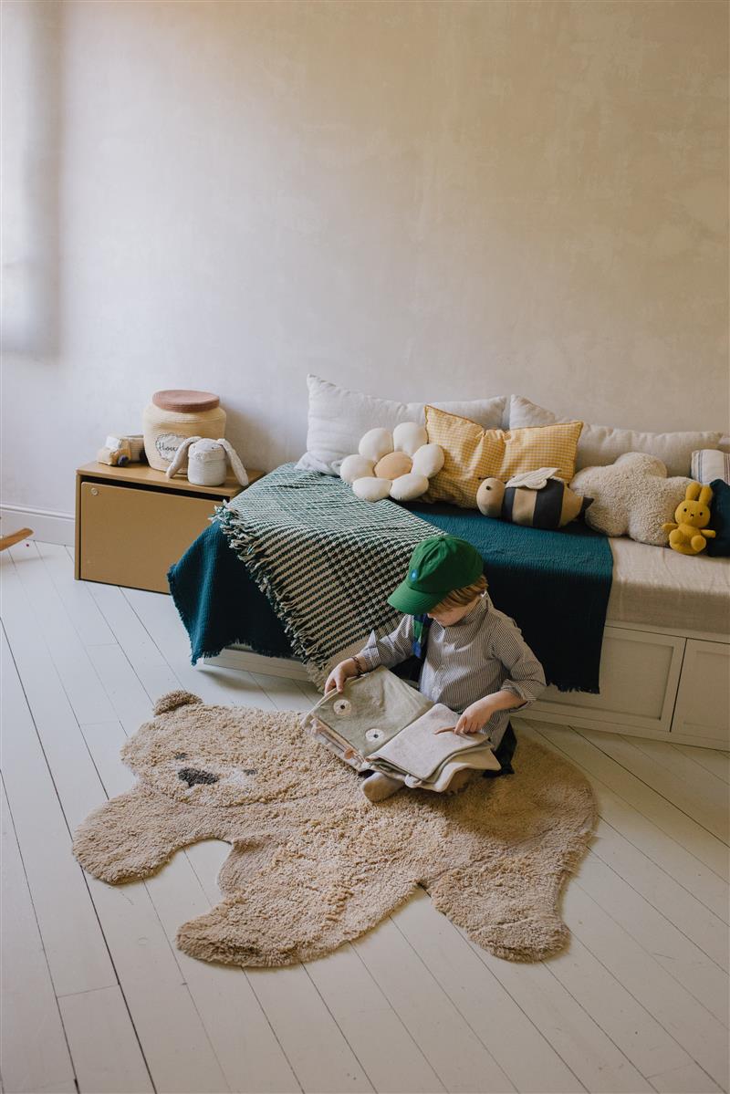 Lorena Canals waschbarer Tierteppich BÄR | 120x122cm - Sir Henrys