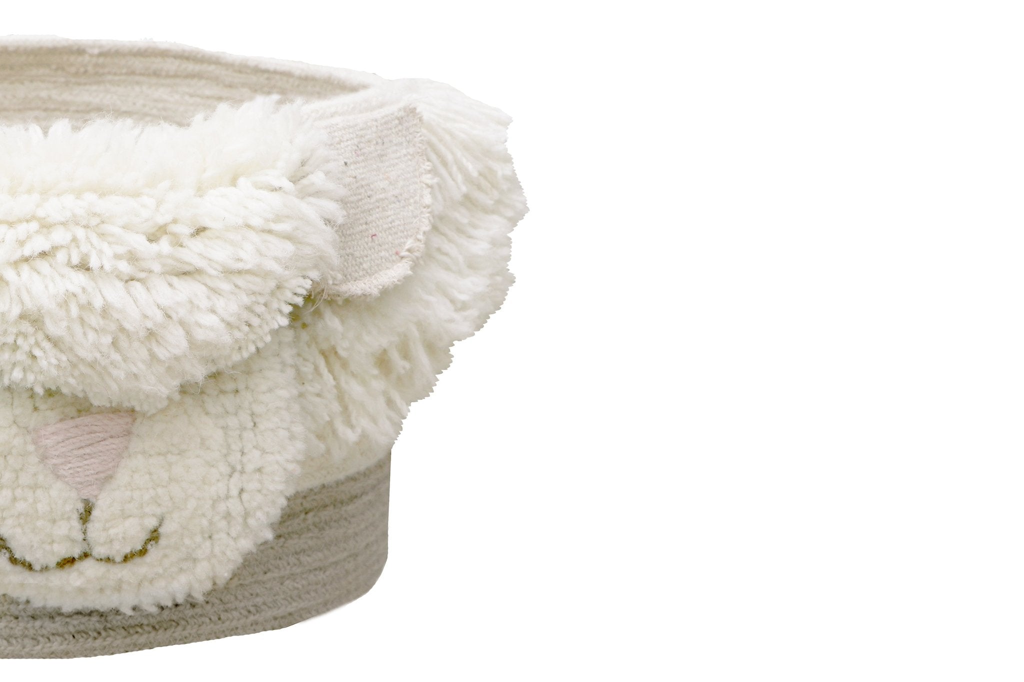 Lorena Canals Wollkorb PINK NOSE SHEEP | 27x22cm - Sir Henrys
