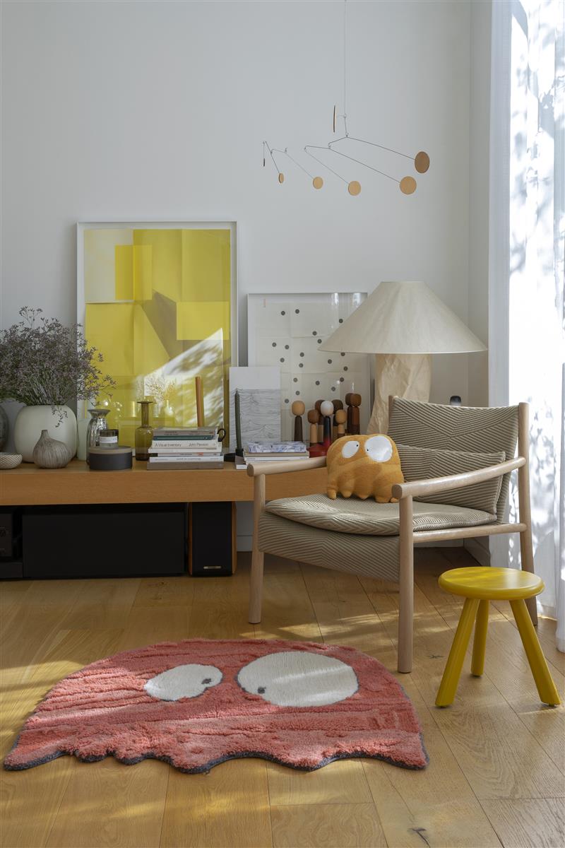 Lorena Canals Wollteppich GHOSTY | 100x100cm - Sir Henrys
