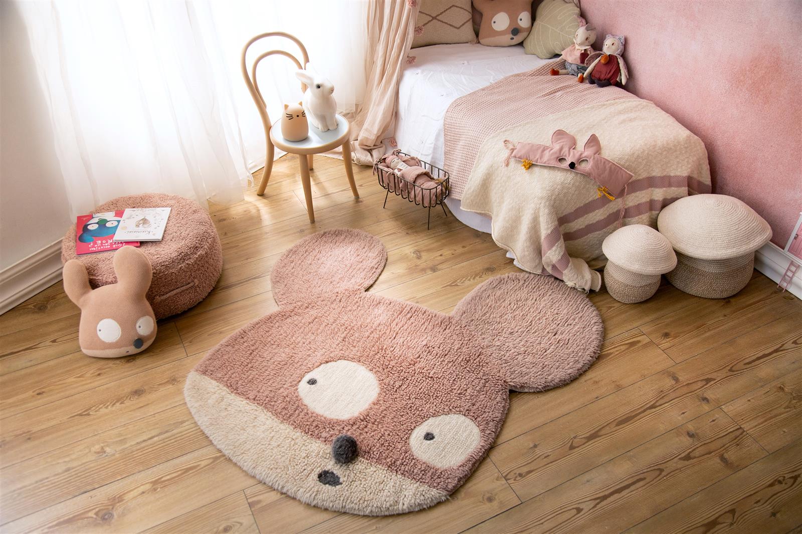 Lorena Canals Wollteppich MISS MIGHTY MOUSE | 100x120cm - Sir Henrys