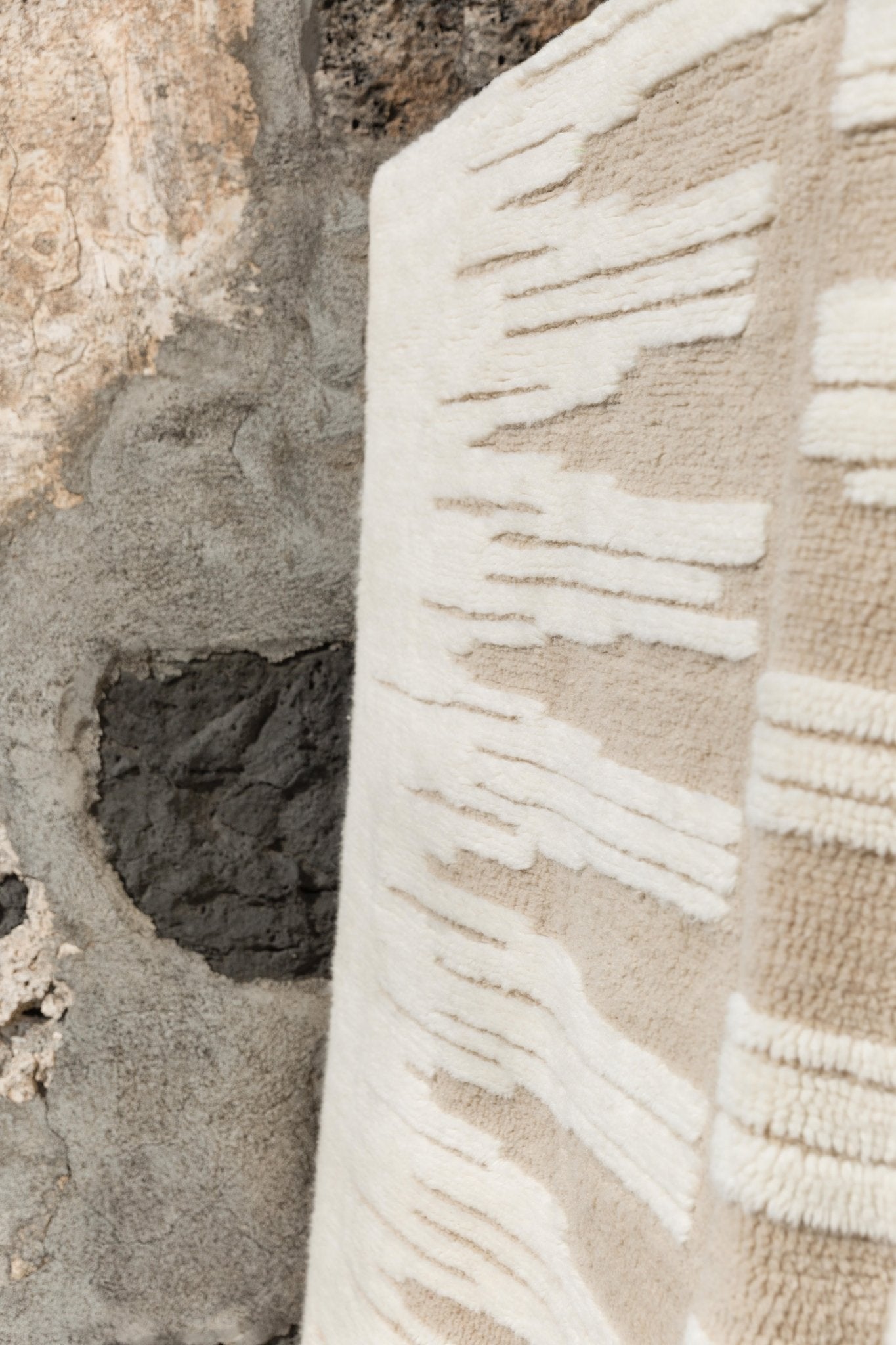 Lorena Canals Wollteppich NOMADE ZAGROS natur - sandstein | 200x140cm - Sir Henrys