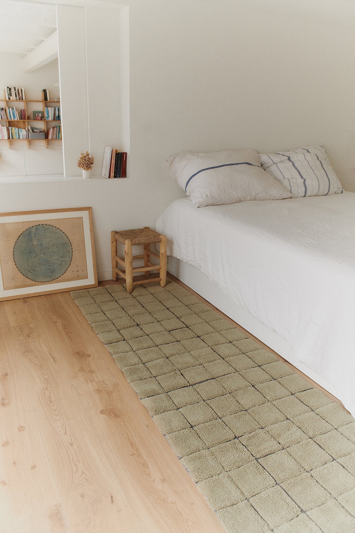 Lorena Canals Wollteppich RUNNER MOSAIC Moss | 230x80cm - Sir Henrys