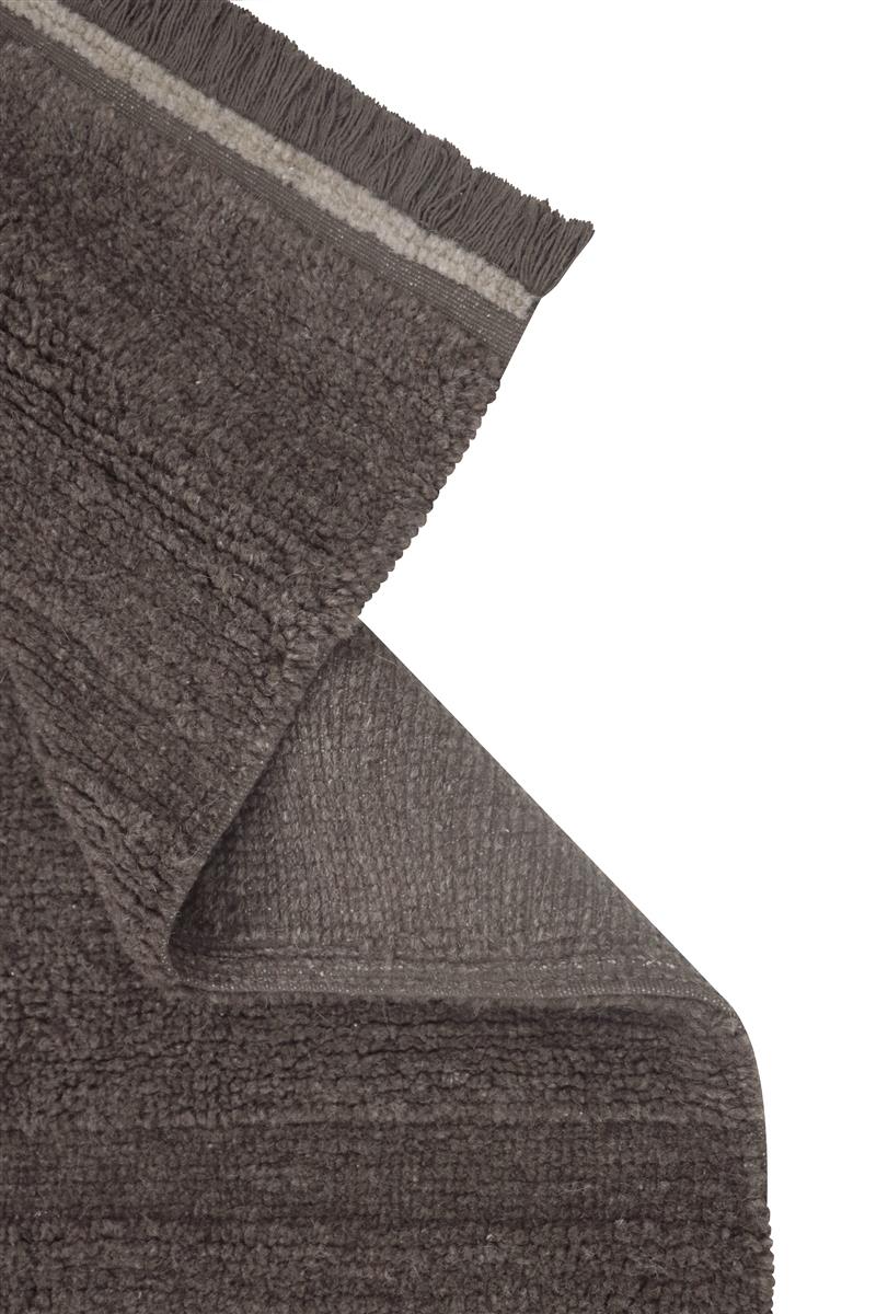 Lorena Canals Wollteppich STEPPE braun | 140x80cm - Sir Henrys