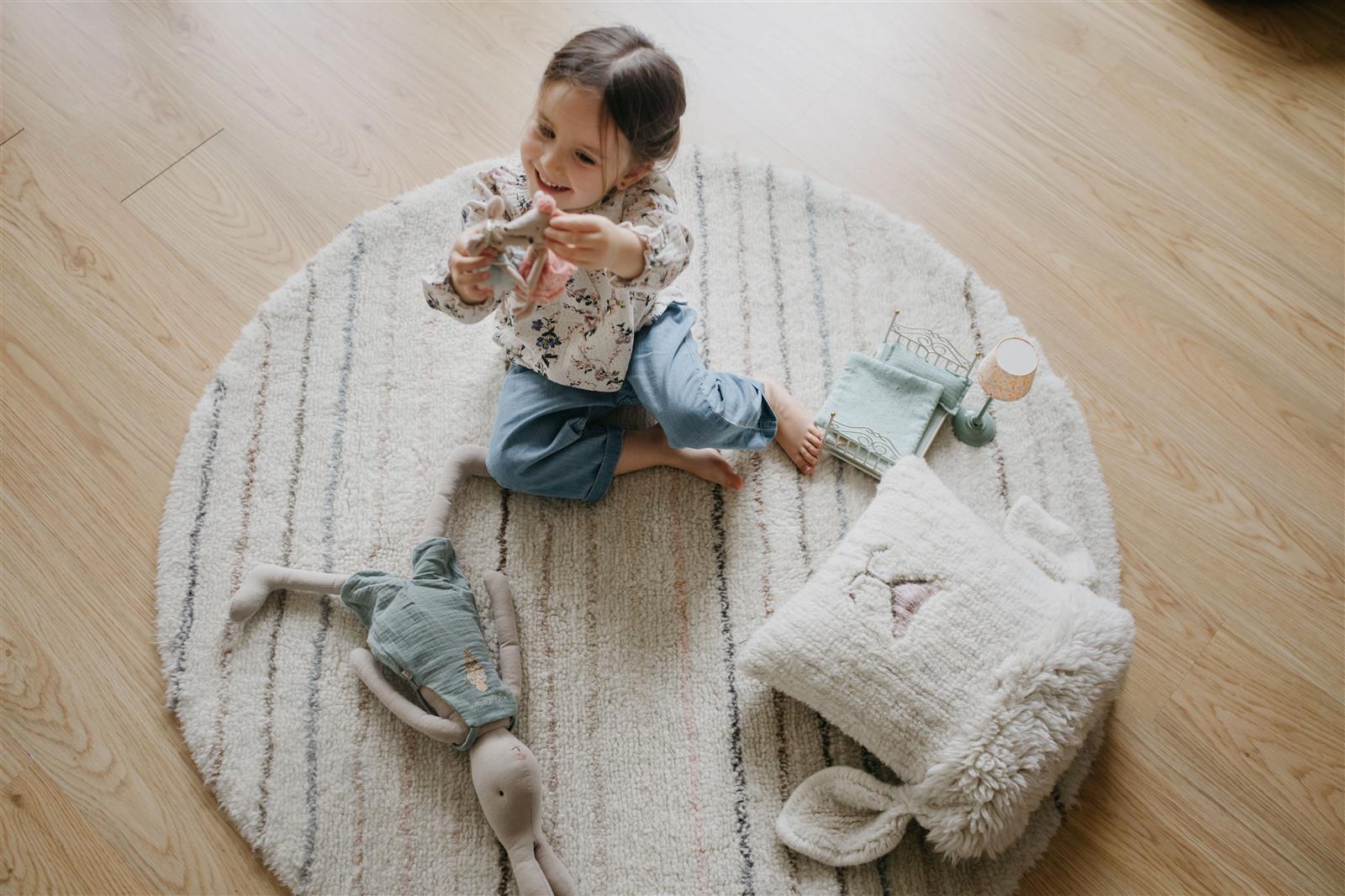 Lorena Canals Woolable Teppich ARONA Rund | 120x120cm - Sir Henrys
