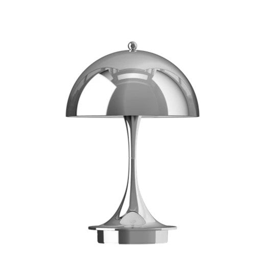 Louis Poulsen Tischleuchte PANTHELLA 160 PORTABLE V3 chrome plated | Ø16x23,8cm