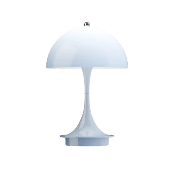 Louis Poulsen Tischleuchte PANTHELLA 160 PORTABLE V3 pale blue blau | Ø16x23,8cm
