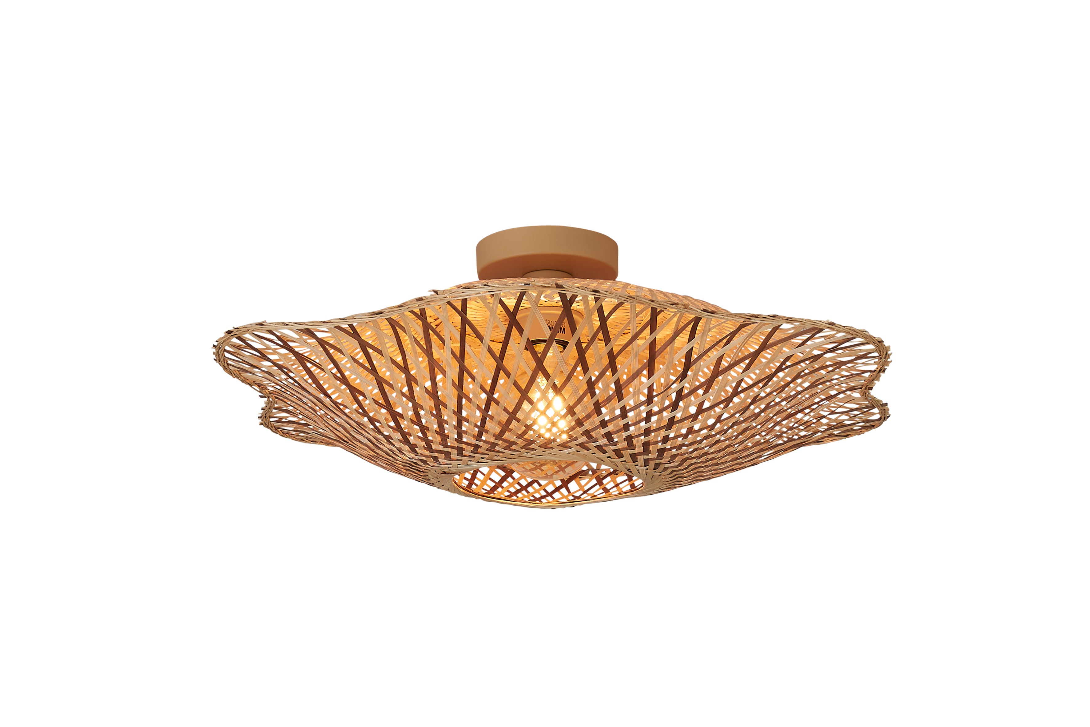 Good&Mojo Deckenlampe MADURA natur braun | 17x60x17cm
