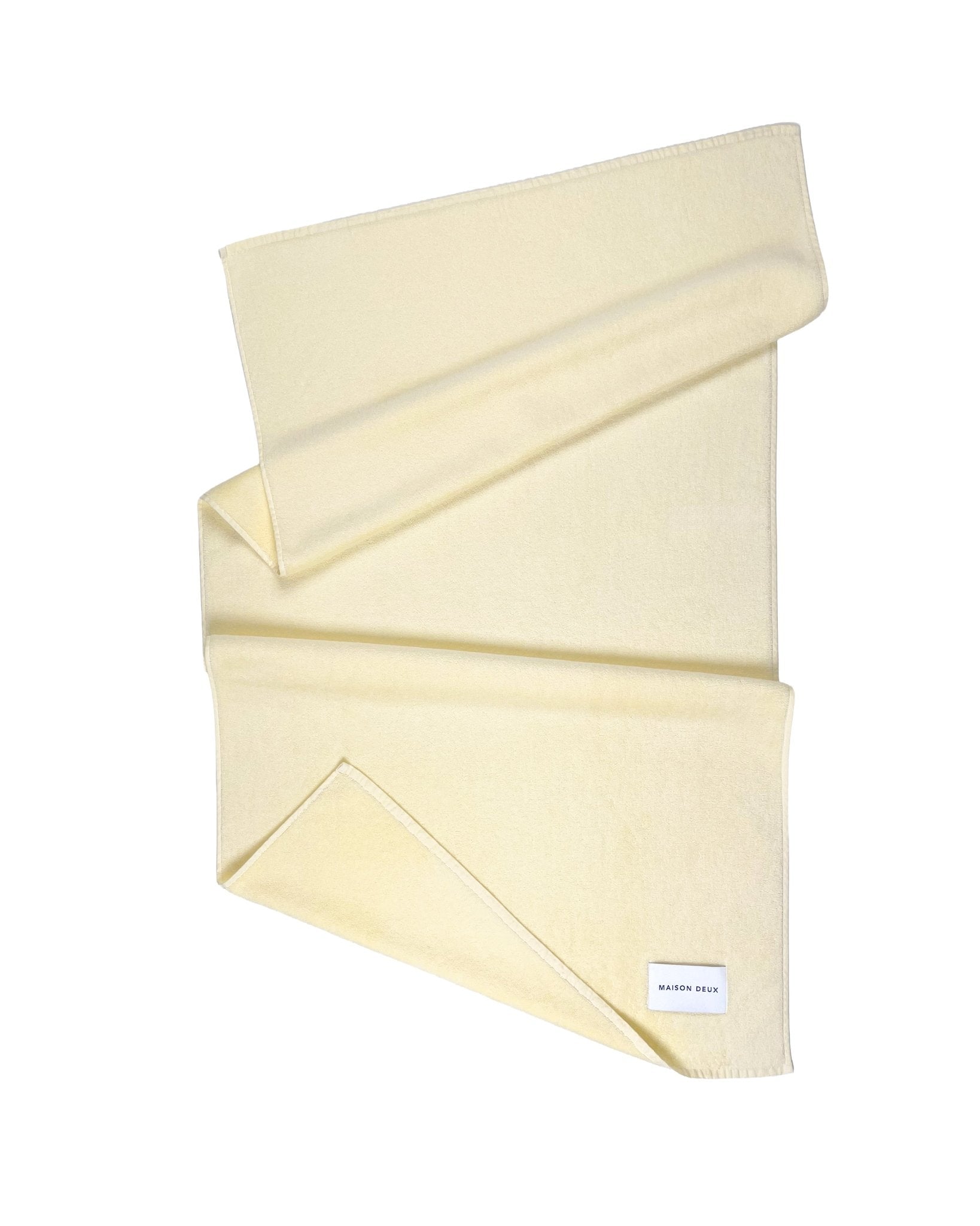 Maison Deux Badetuch SOLID COLOR Butter Yellow | 140x70cm - Sir Henrys