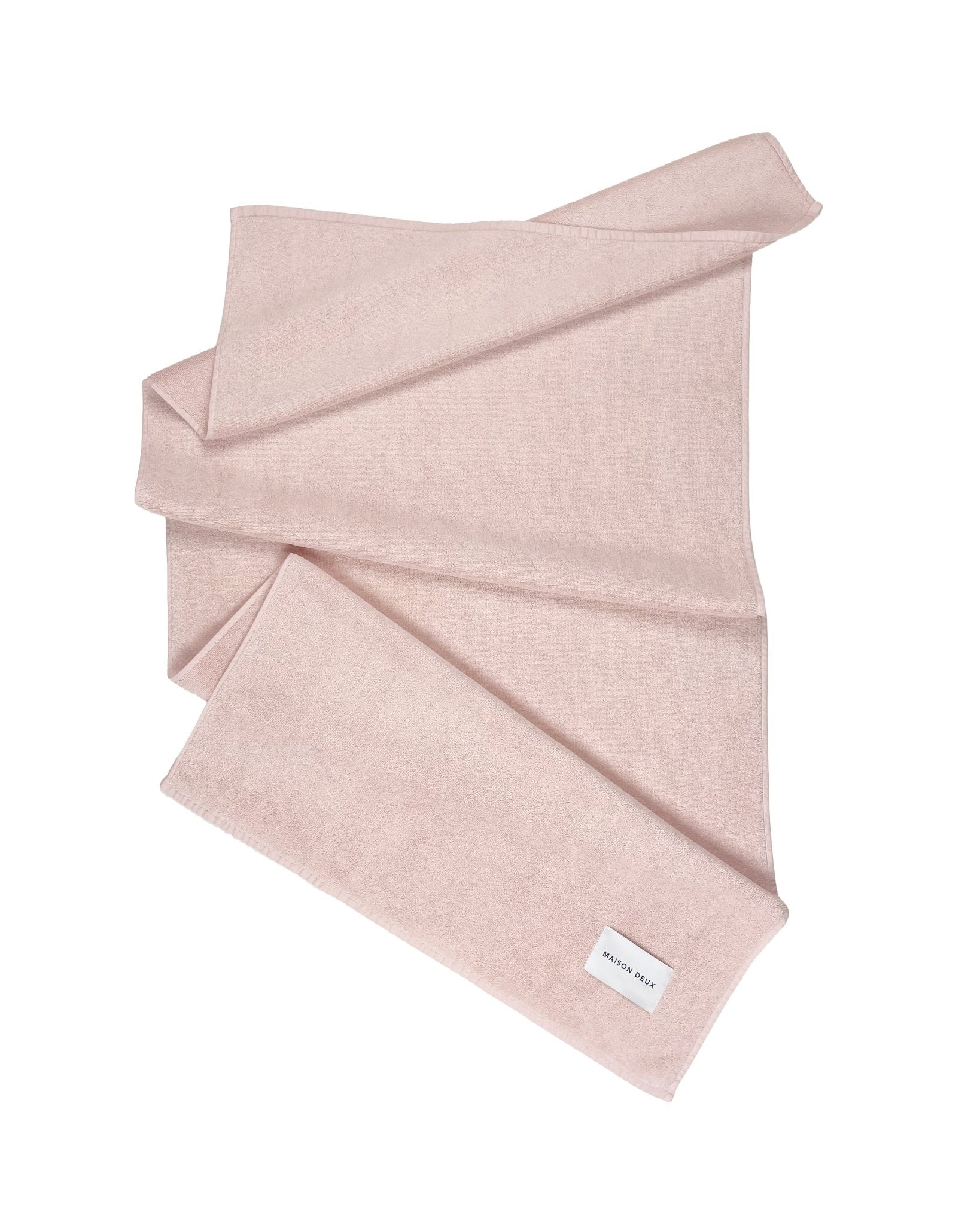 Maison Deux Badetuch SOLID COLOR Soft Pink | 140x70cm - Sir Henrys