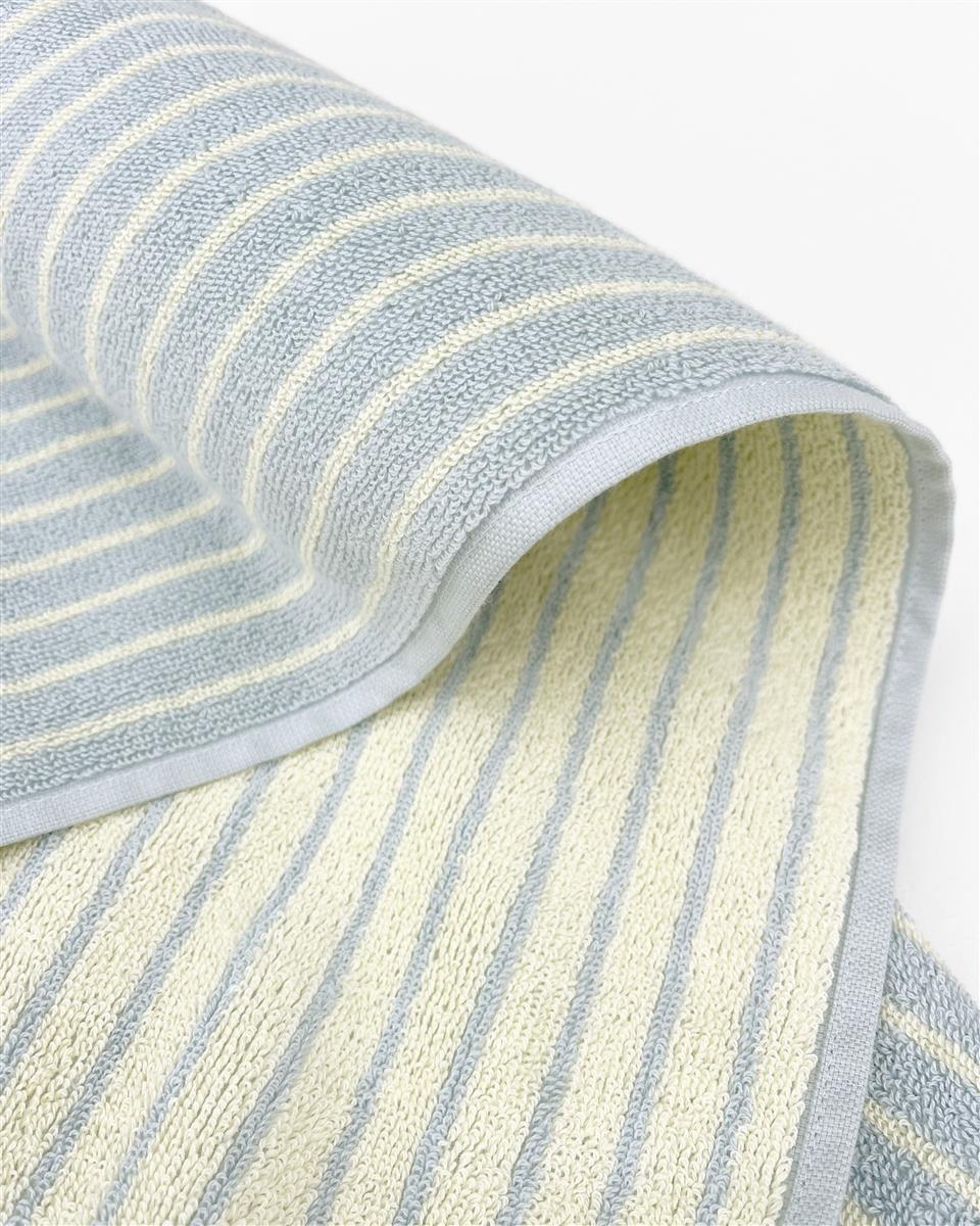 Maison Deux Badetuch STRIPES COLOR Blue Butter Yellow | 140x70cm - Sir Henrys