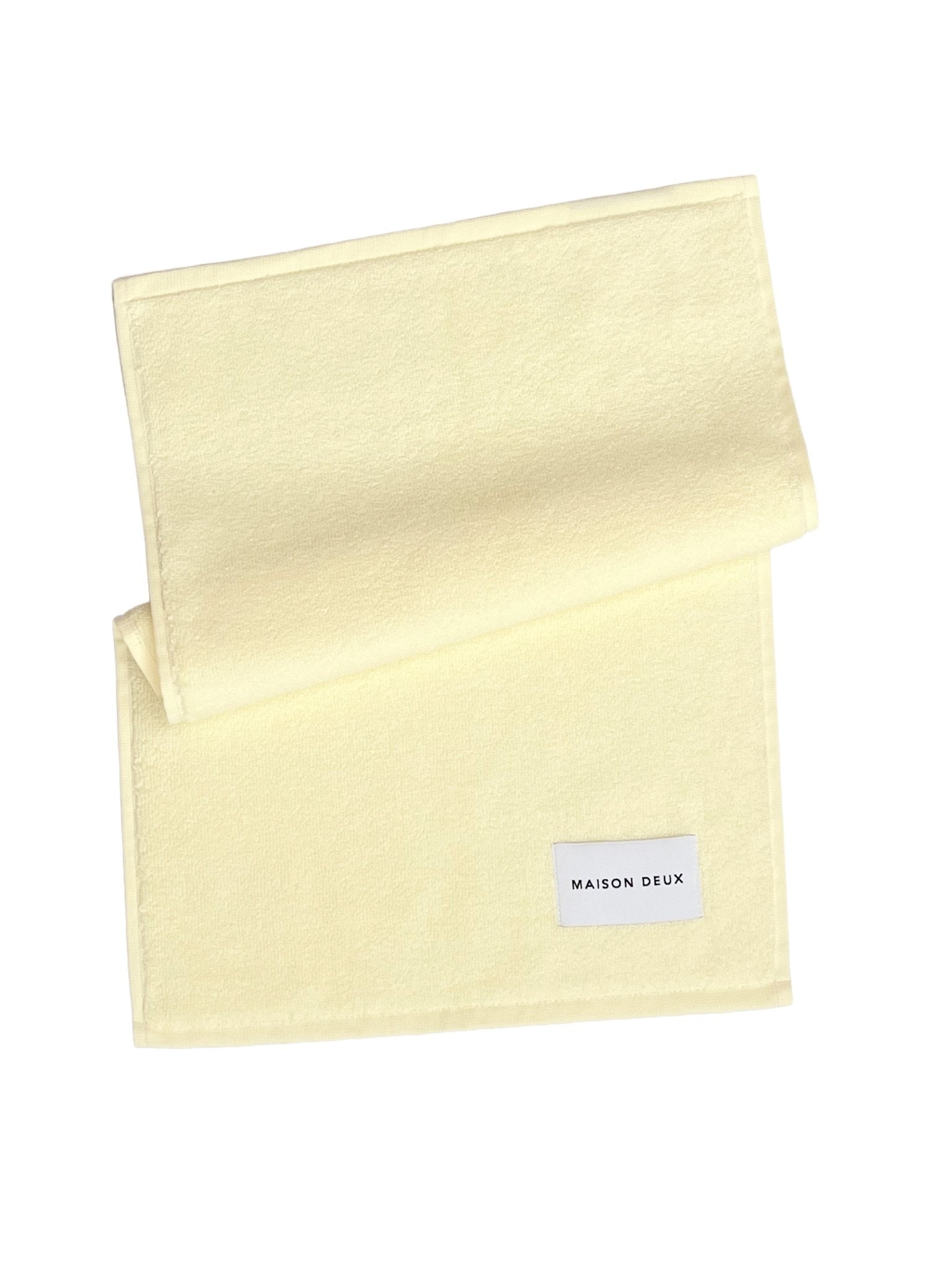 Maison Deux Gästehandtuch SOLID COLOR Butter Yellow | 50x30cm - Sir Henrys