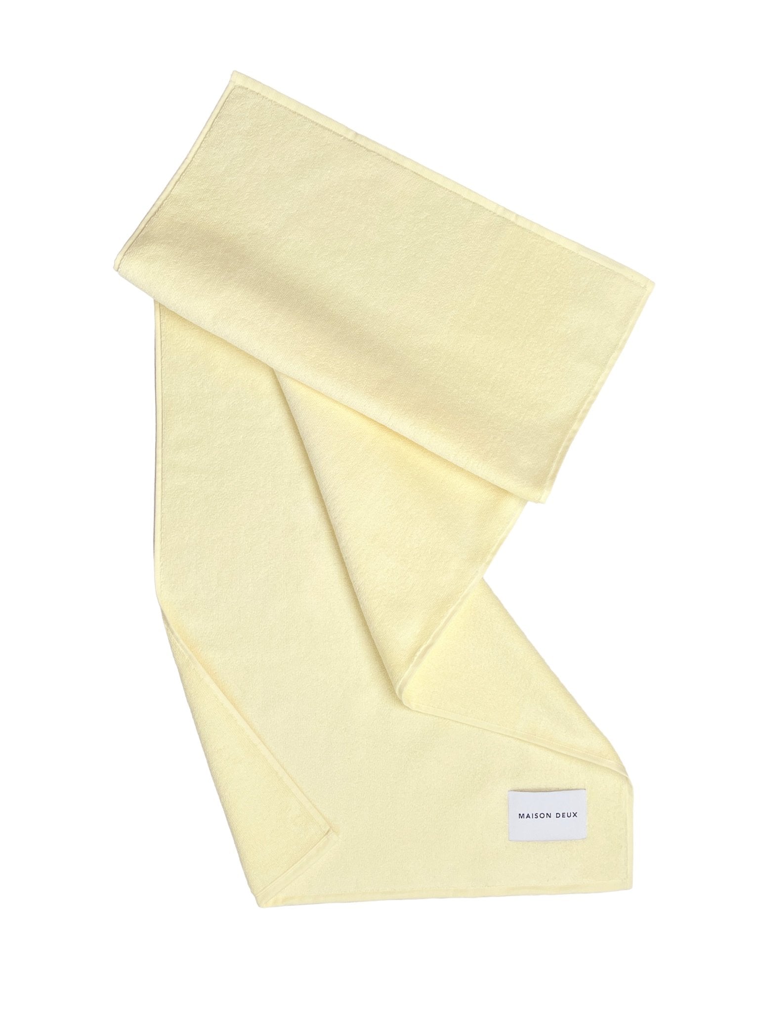 Maison Deux Handtuch SOLID COLOR Butter Yellow | 100x50cm - Sir Henrys