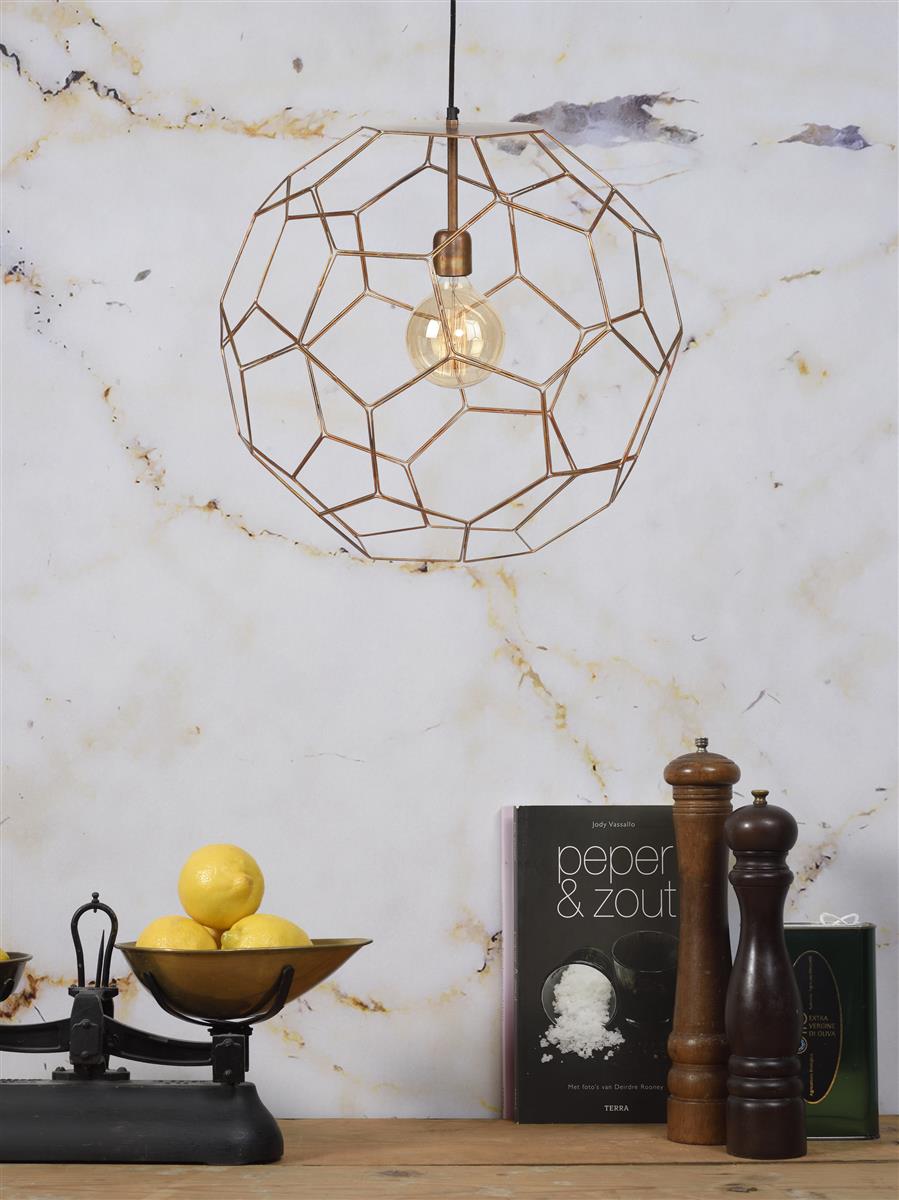 It's about RoMi Hängelampe MARRAKESH bronze | 34x34x32cm