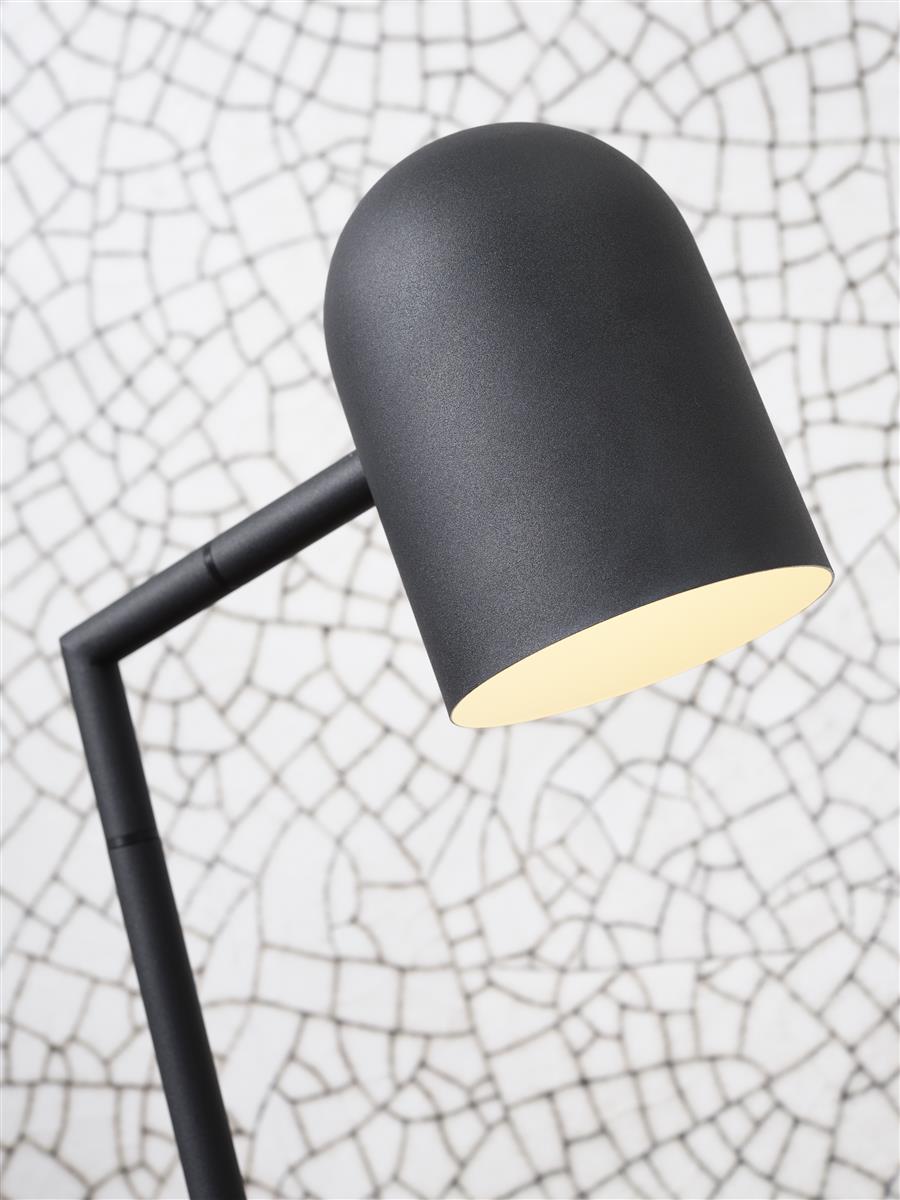 It's about RoMi Tischlampe MARSEILLE schwarz | 30x20x45cm