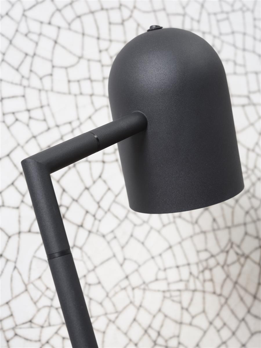 It's about RoMi Tischlampe MARSEILLE schwarz | 30x20x45cm