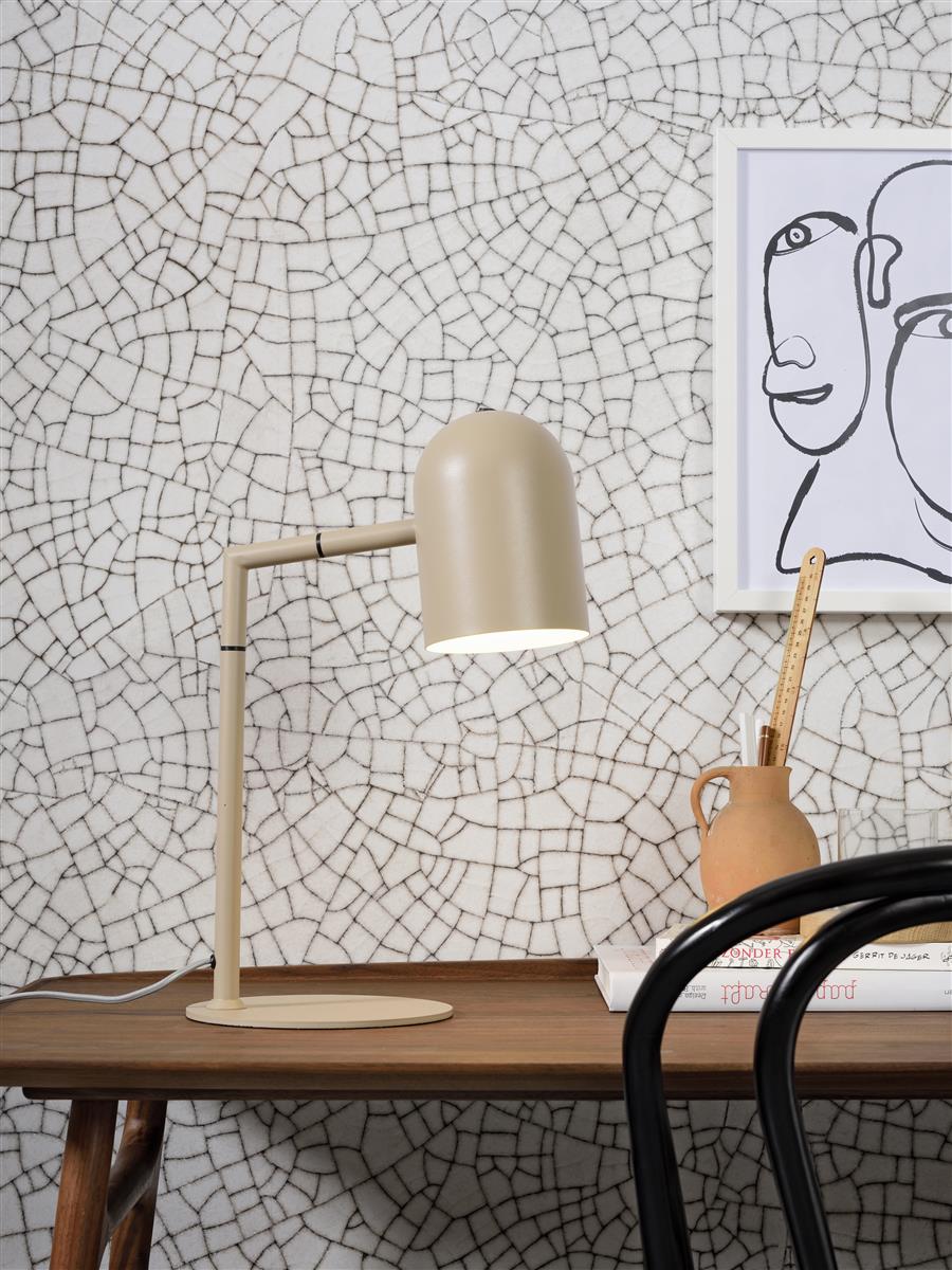 It's about RoMi Tischlampe MARSEILLE grau | 30x20x45cm