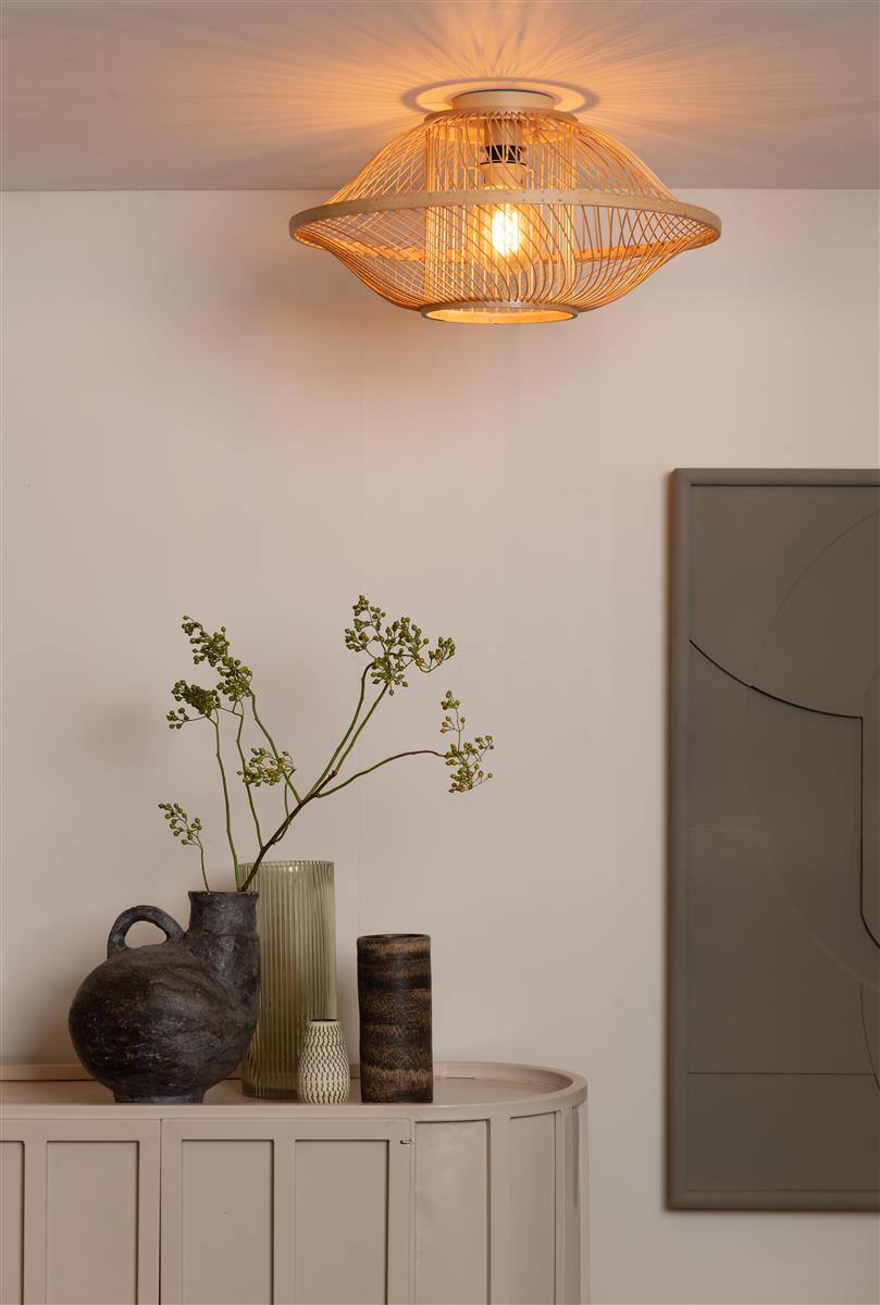 Good&Mojo Deckenlampe MAUI natur | 25x50x25cm