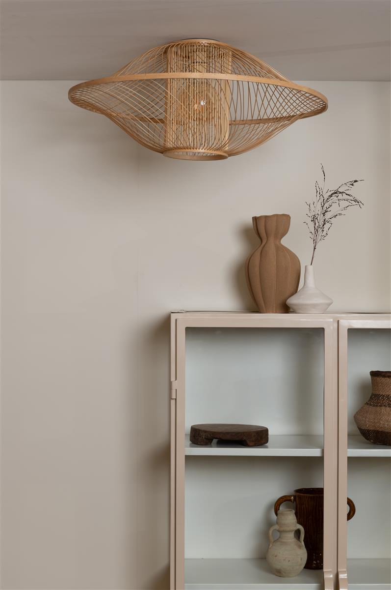 Good&Mojo Deckenlampe MAUI natur | 32x70x32cm