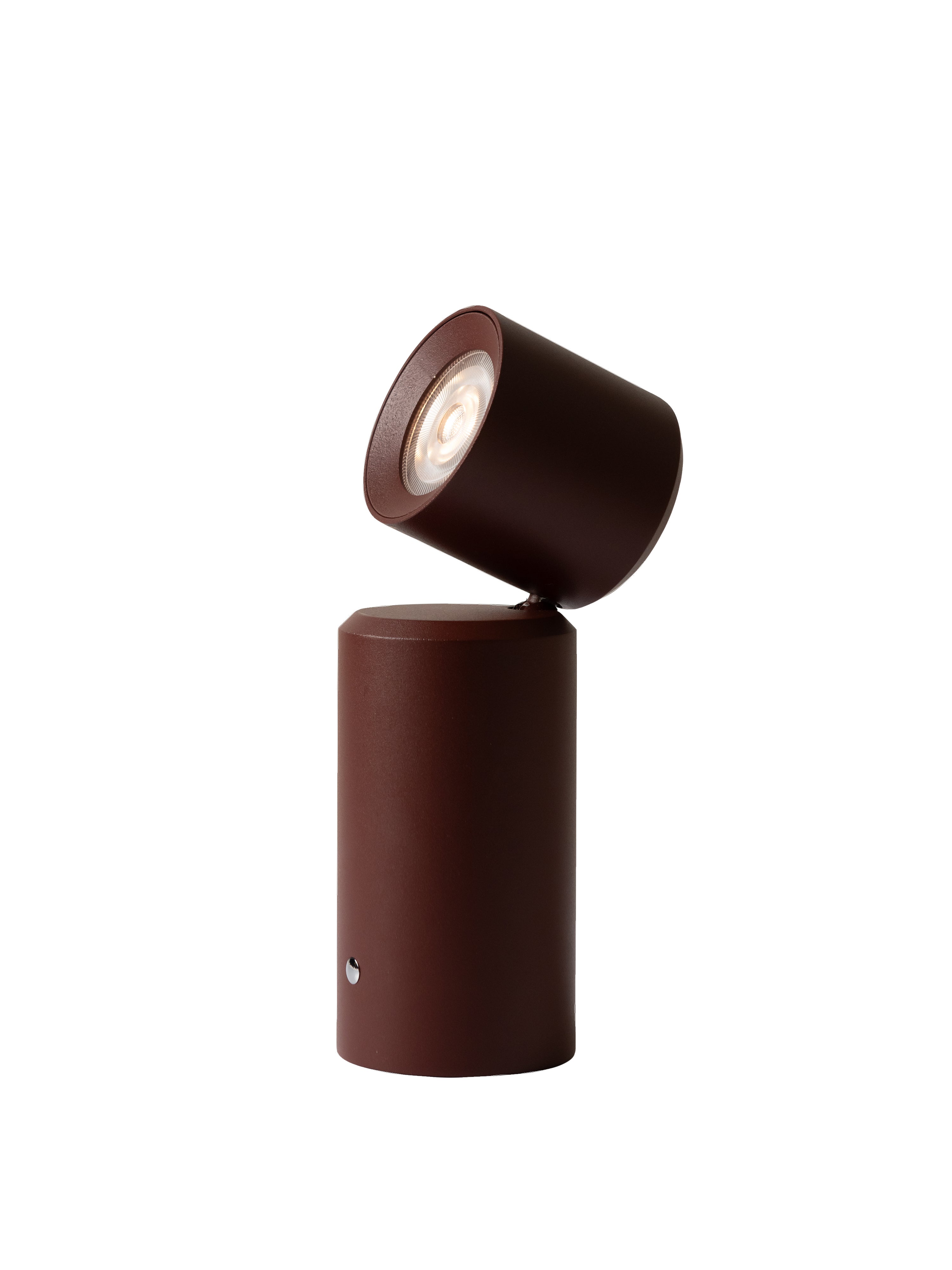 It's about RoMi AKKU Tisch-/Wandleuchte MILAN burgund | 6,5x6,5x19cm