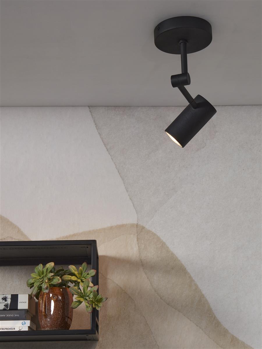 It's about RoMi Deckenlampe MONTREUX schwarz | 11x6x28cm