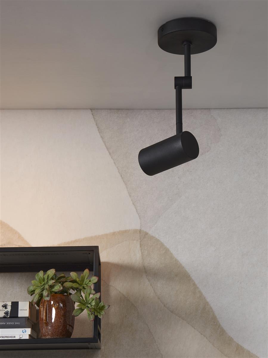 It's about RoMi Deckenlampe MONTREUX schwarz | 11x6x28cm