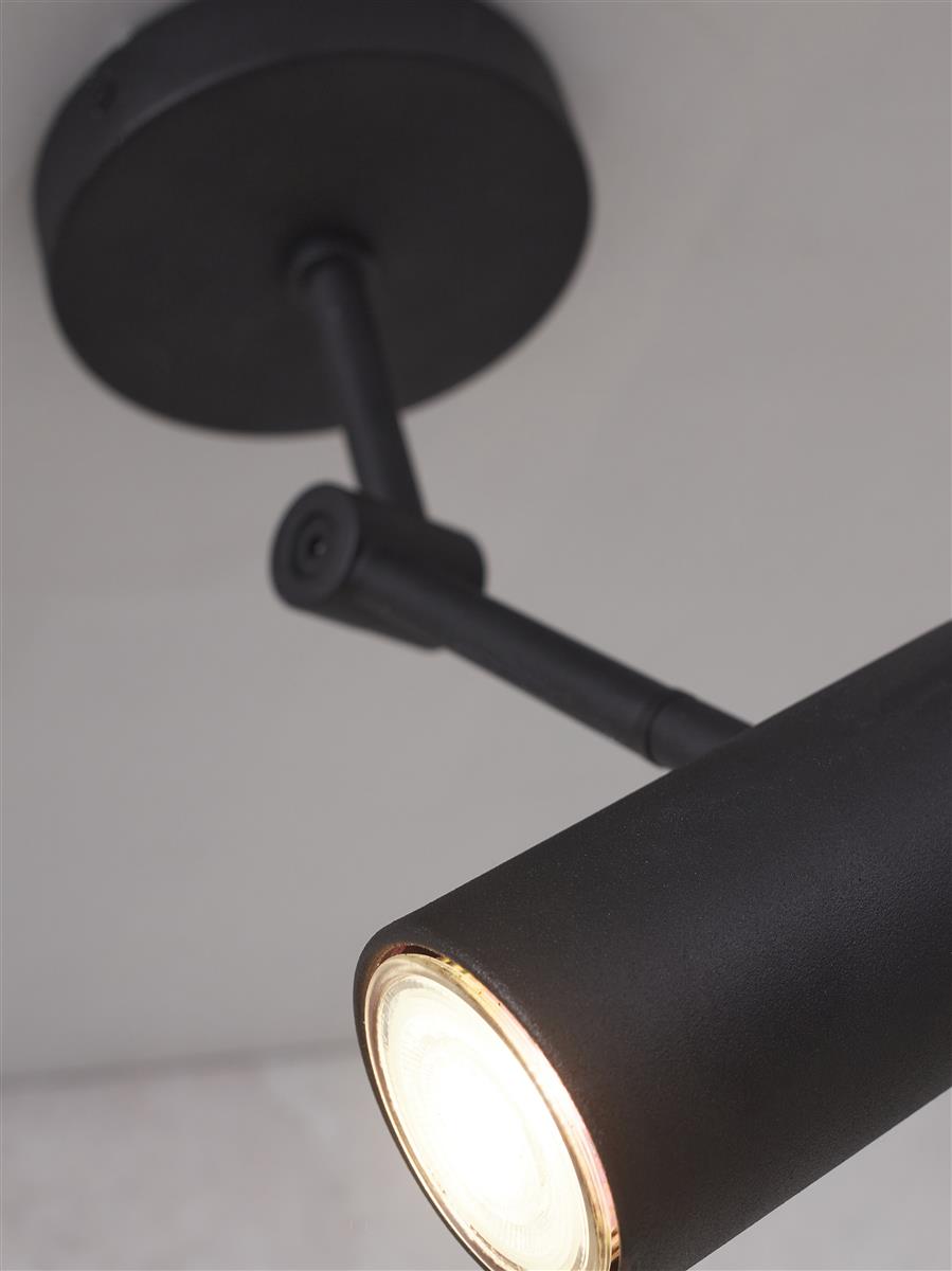 It's about RoMi Deckenlampe MONTREUX schwarz | 11x6x28cm