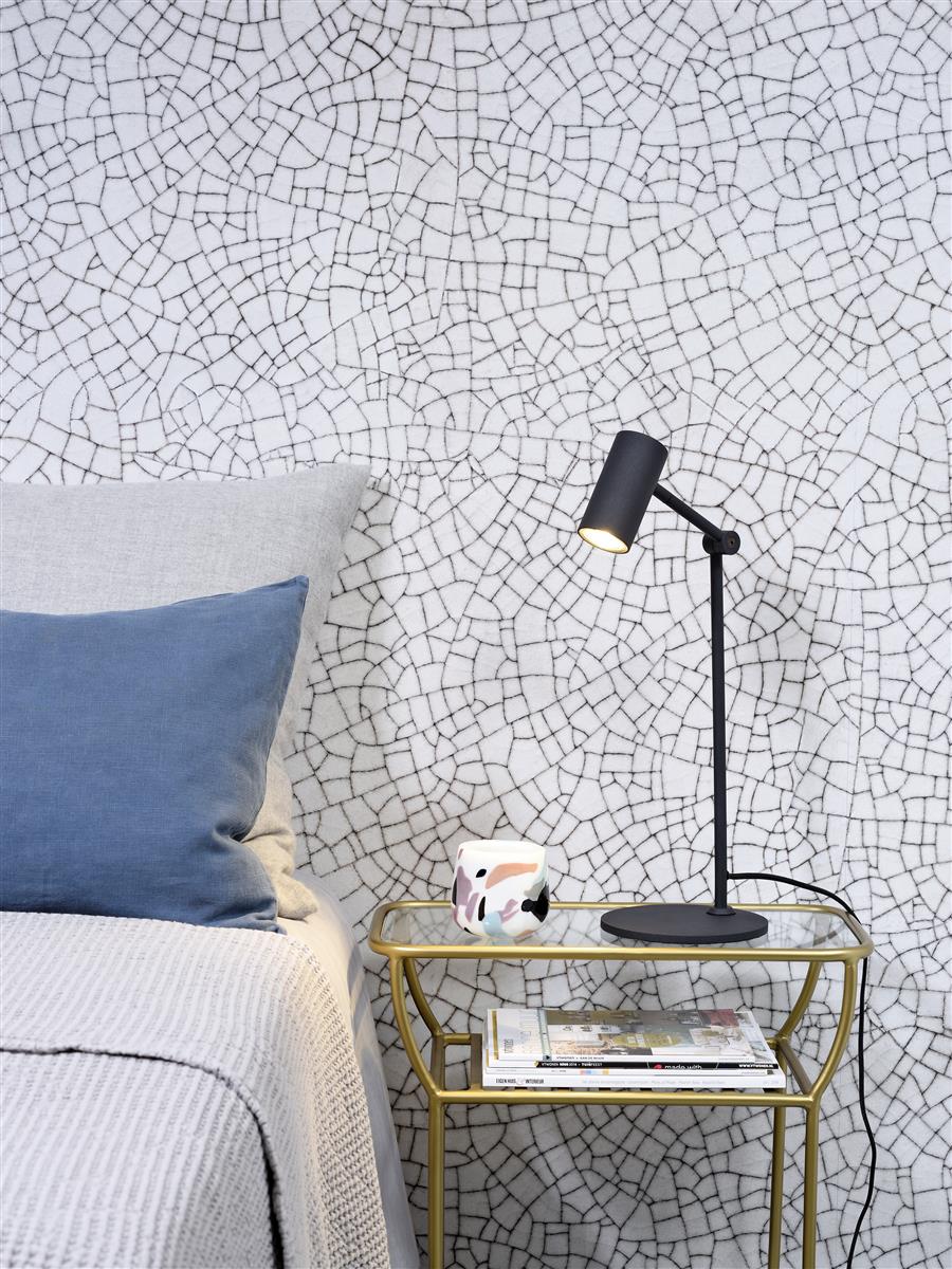 It's about RoMi Tischlampe MONTREUX schwarz | 19x17x40cm