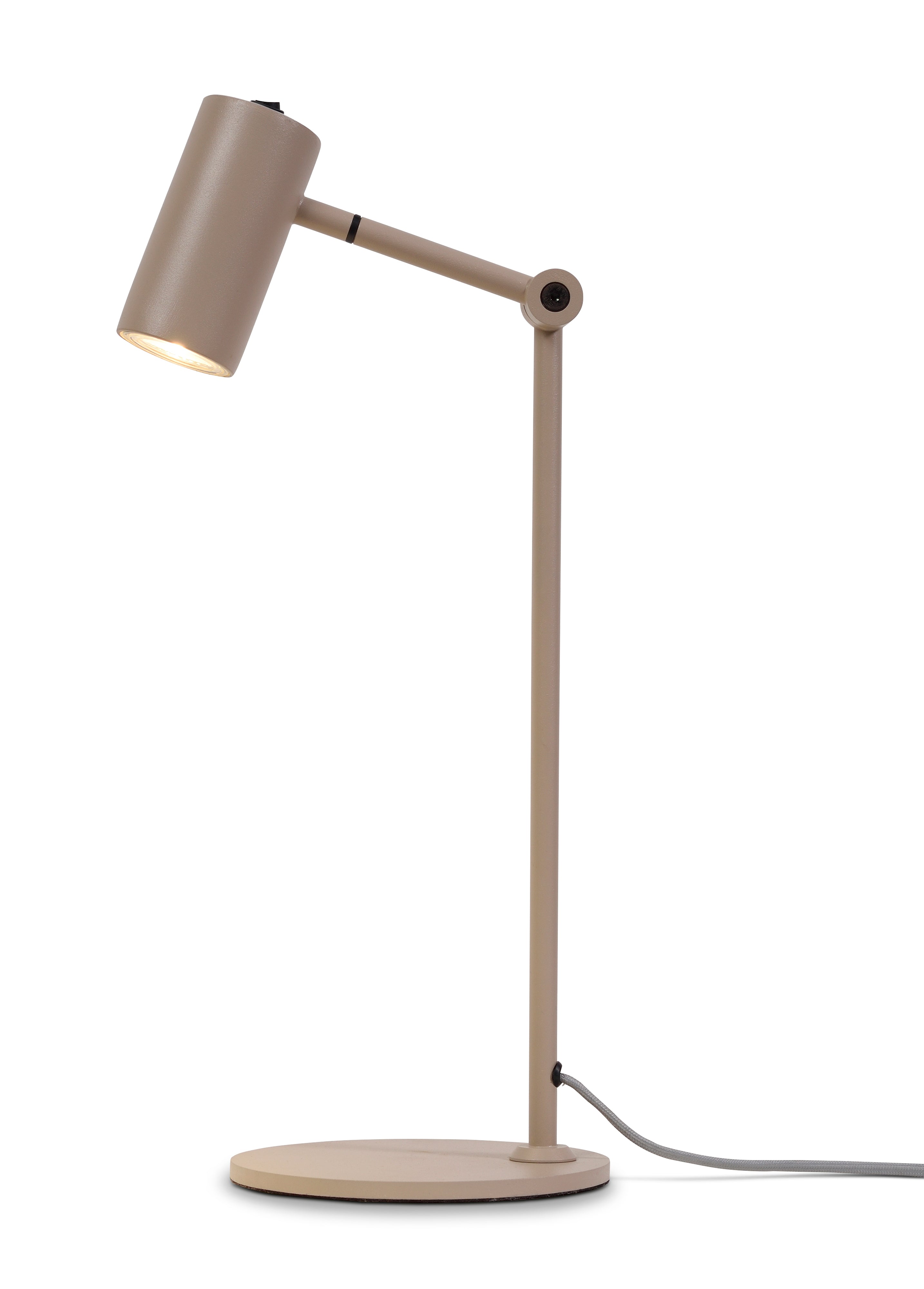 It's about RoMi Tischlampe MONTREUX grau | 19x17x40cm