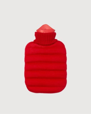 Suite702 Mini Puffy Hot Water Bottle Cherry Red | 30x20cm