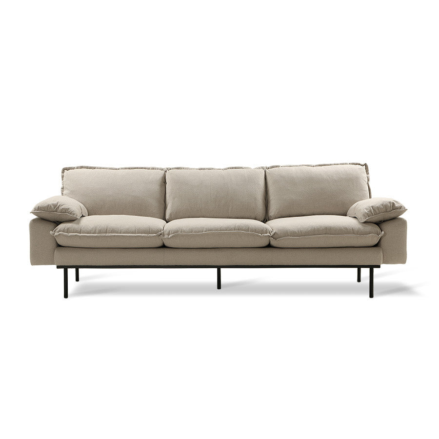 HKliving Sofa RETRO 4-Sitzer 245cm verschiedene Farben