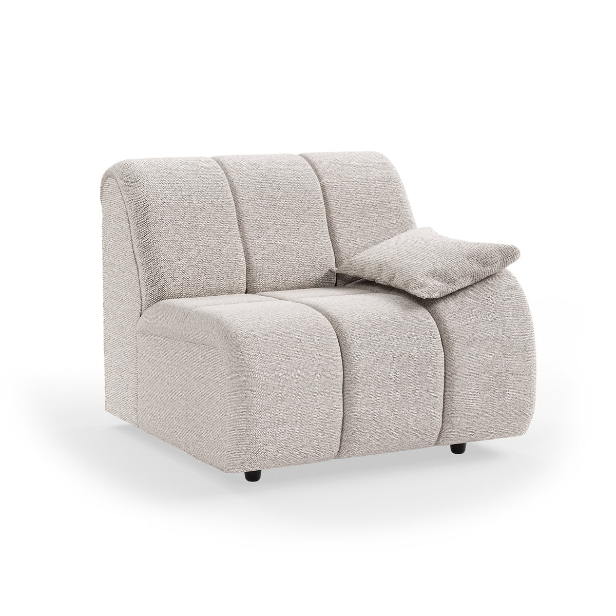 HKliving modulare Couch WAVE sneak light grey