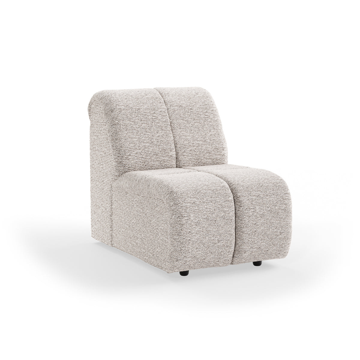HKliving modulare Couch WAVE sneak light grey