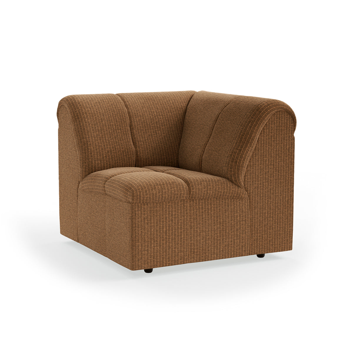 HKliving modulare Couch WAVE Cordsamt altgold