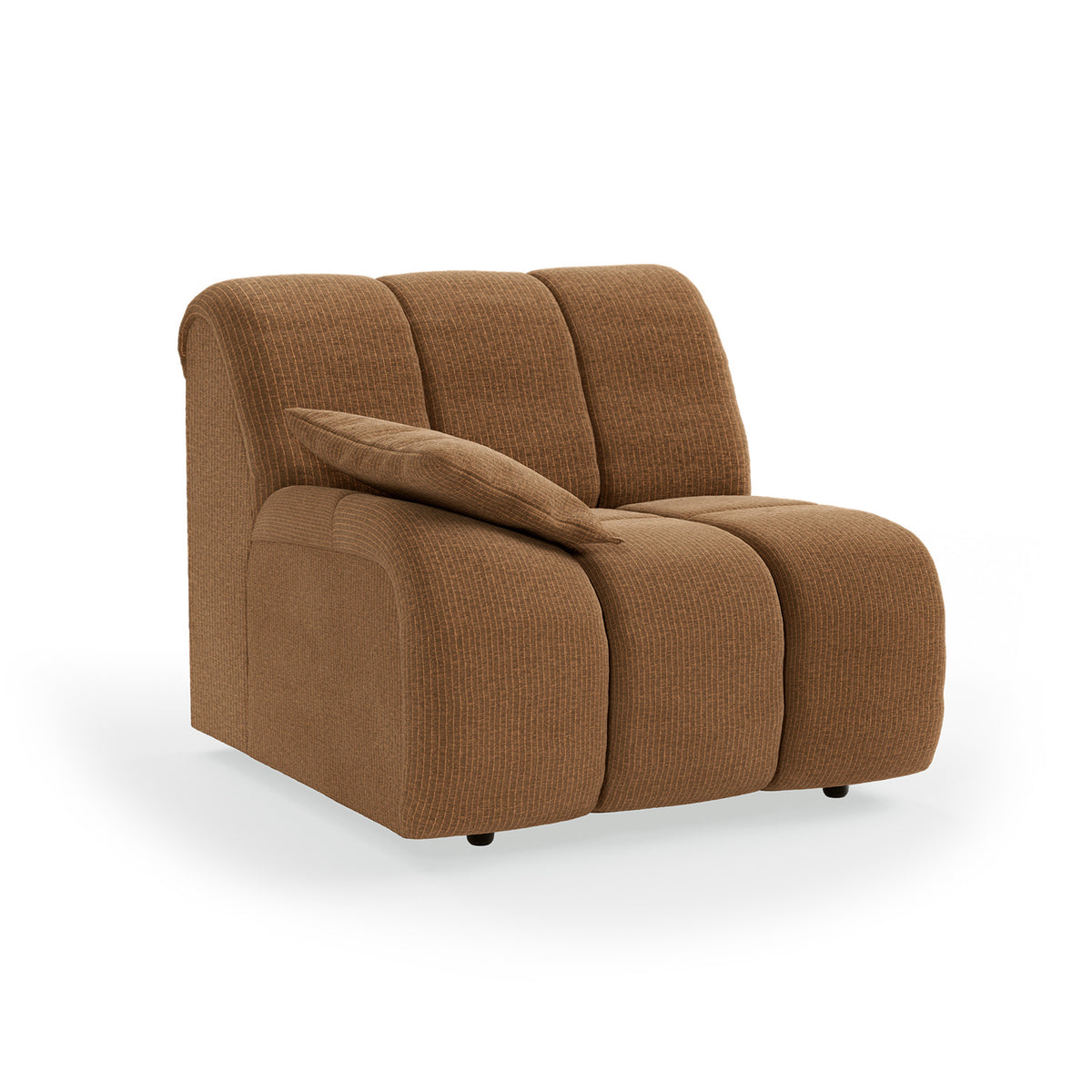 HKliving modulare Couch WAVE Cordsamt altgold