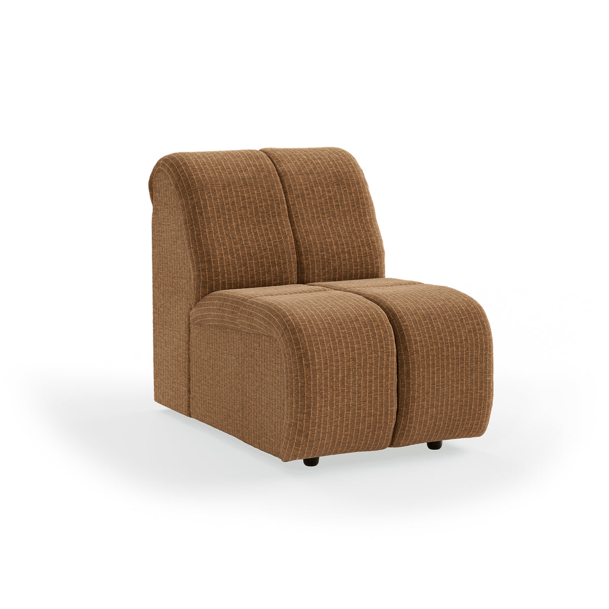 HKliving modulare Couch WAVE Cordsamt altgold