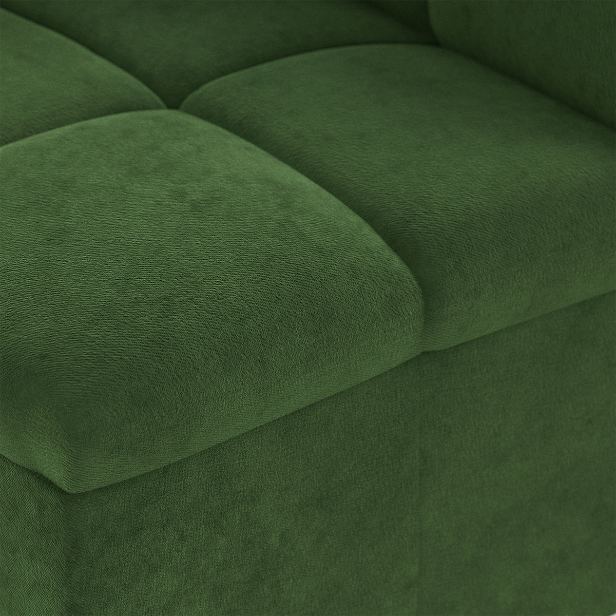 HKliving modulare Couch WAVE royal velvet green