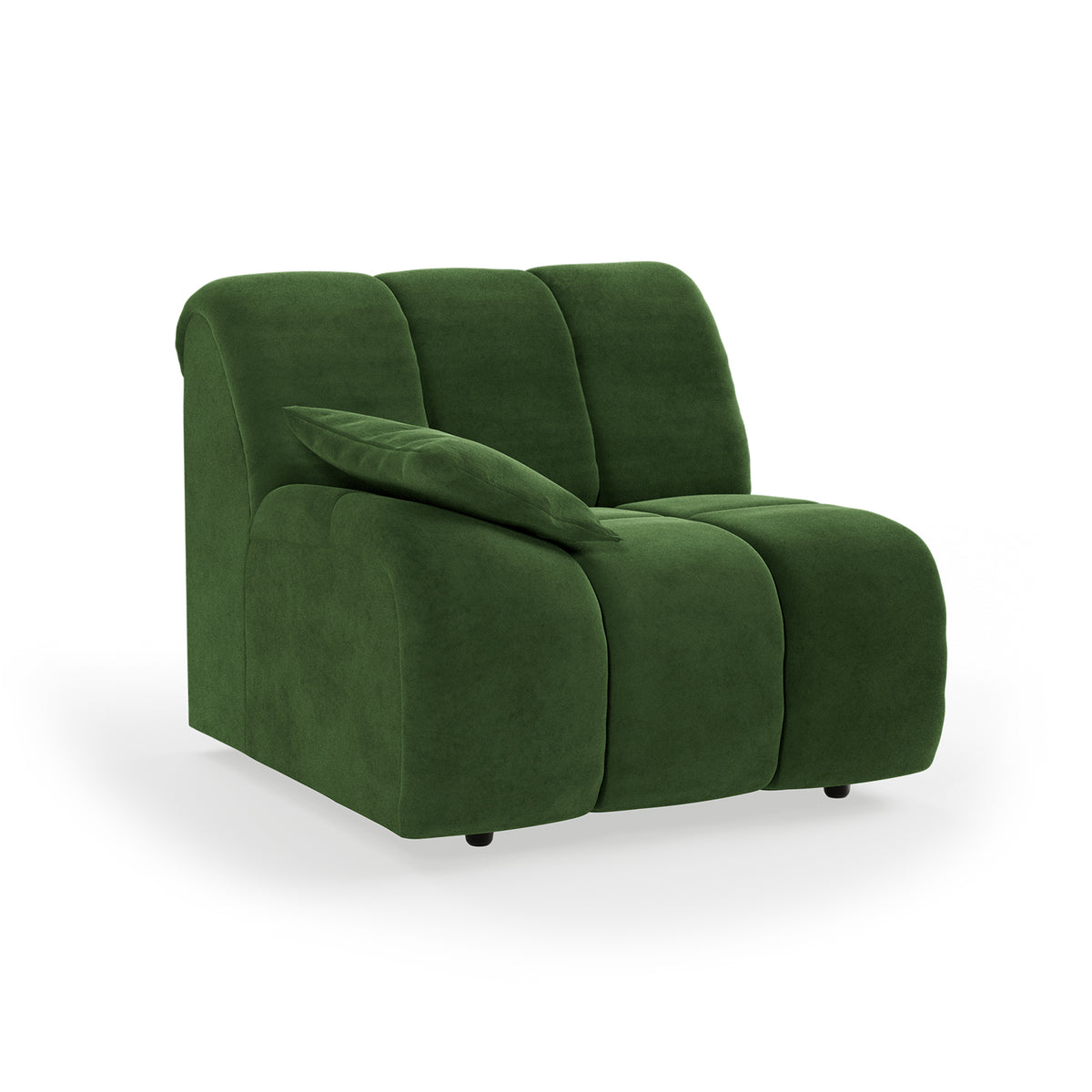 HKliving modulare Couch WAVE royal velvet green