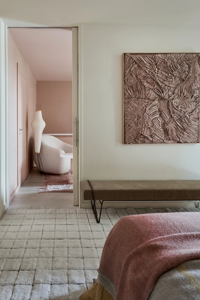 Lorena Canals Wollteppich Mosaic Natural | 300x230cm
