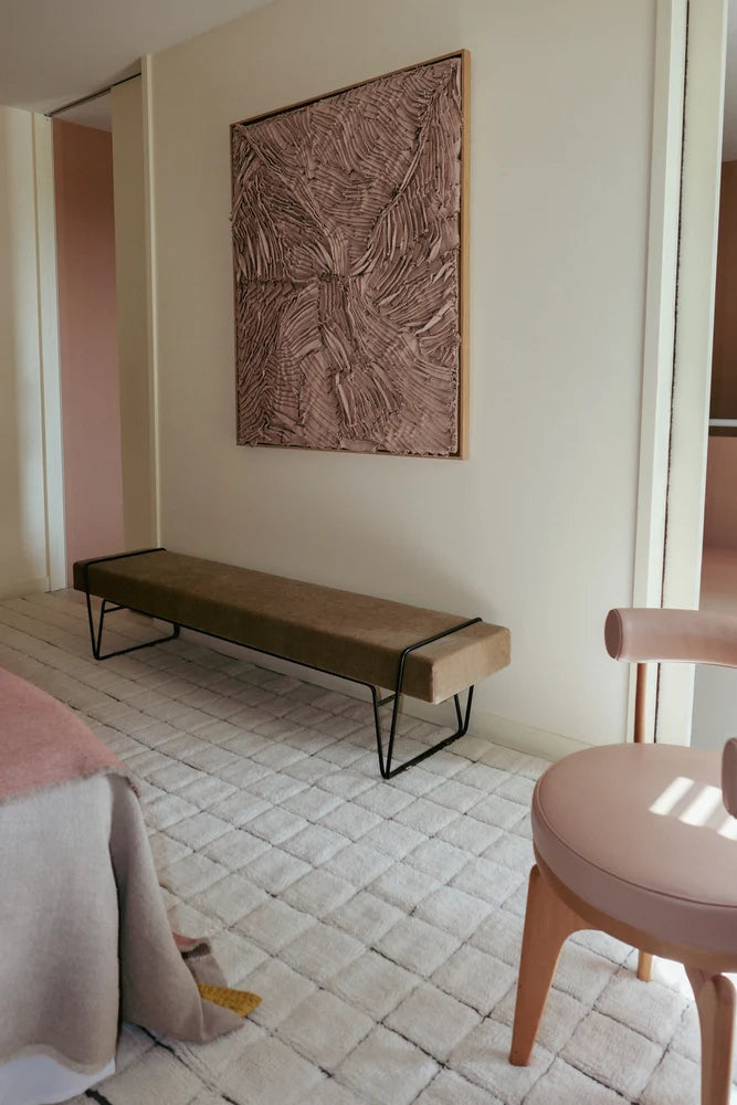 Lorena Canals Wollteppich Mosaic Natural | 300x230cm