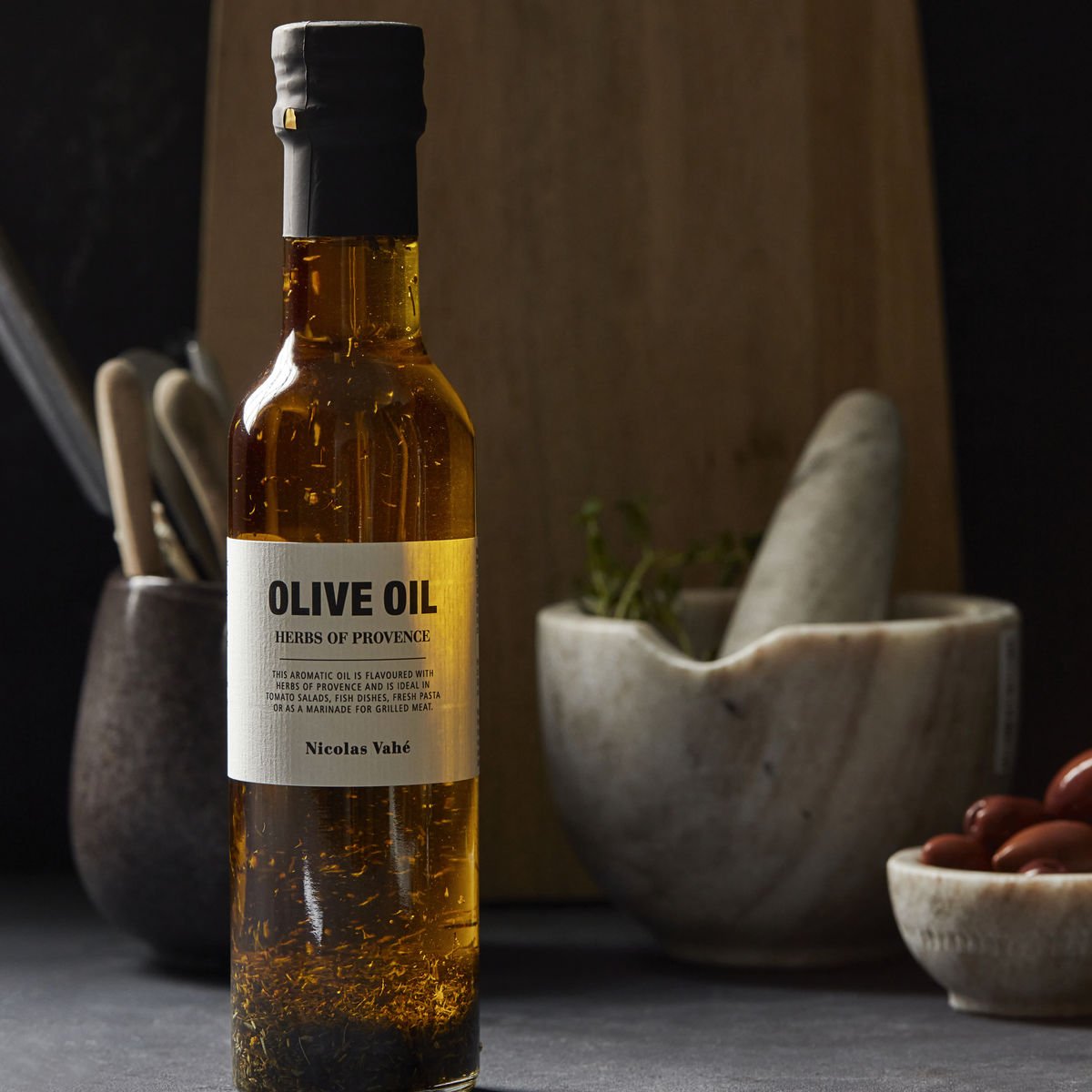 Nicolas Vahé Olivenöl Olive Oil HERBS DE PROVENCE 25 cl - Sir Henrys
